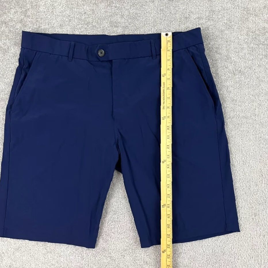 Vintage Greyson Shorts 38 10" Blue Performance Golf Chino Preppy Casual Montauk Mens Size US 38 / EU 54 - 5 Thumbnail
