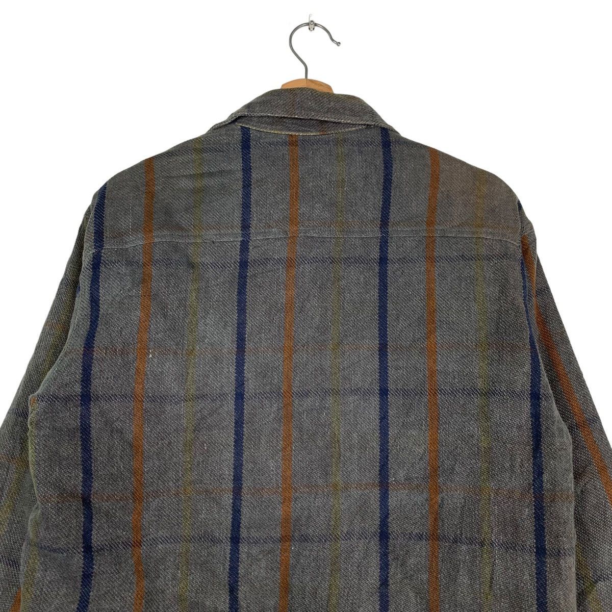 Japanese Brand MANUFACTURERS Button Jacket Flannel #0013-C1 Size US L / EU 52-54 / 3 - 9 Thumbnail
