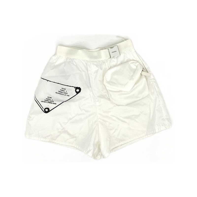 Prada Prada SS21 Recycled Nylon Shorts for Women-2506 Size US 38 / EU 54 - 4 Thumbnail