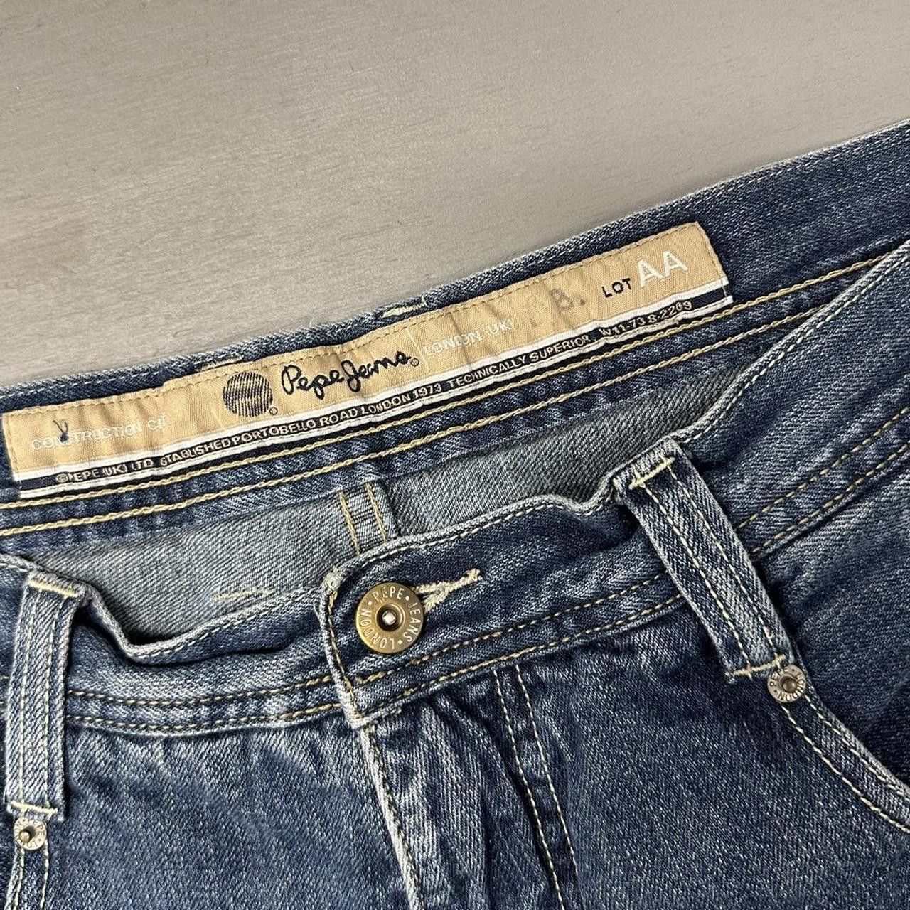 Pepe Jeans Y2K Pepe Jeans Baggy Faded Wide Leg Pants 36 x 31 Size US 36 / EU 52 - 3 Thumbnail