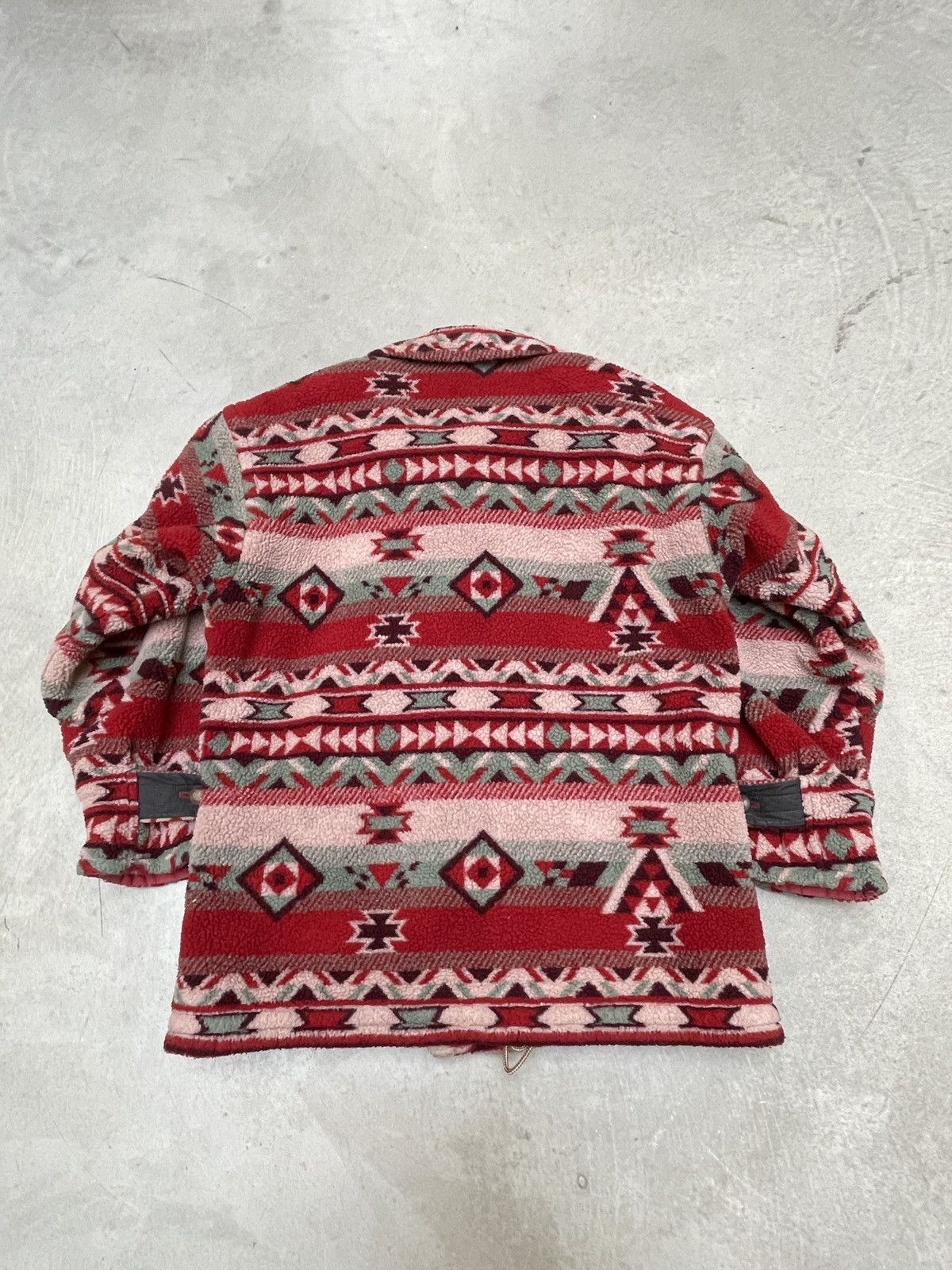 Other Vintage Tenson Tribal Fleece Waxed Cotton Jacket XL Size US XL / EU 56 / 4 - 3 Thumbnail