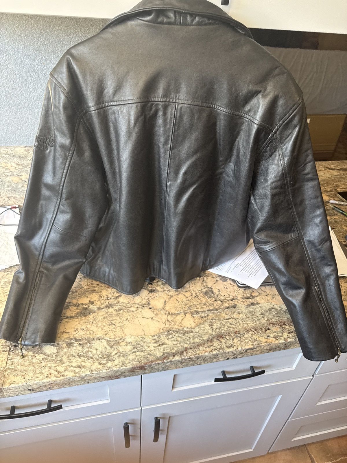 Leather Burks Bay -Harrahs Leather jacket Size L / US 10 / IT 46 - 2 Thumbnail