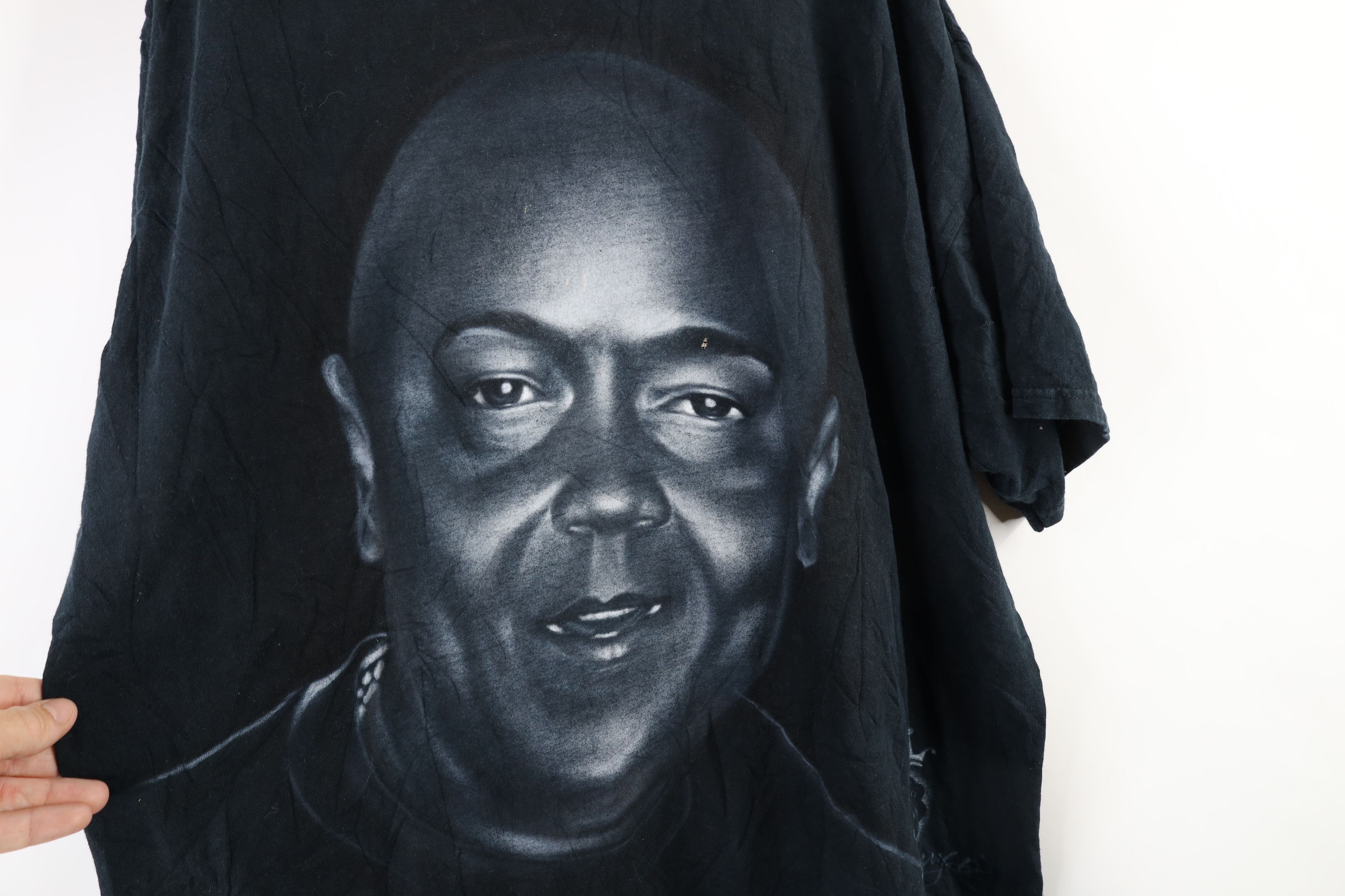 Vintage Vintage Y2K Streetwear Rap Hip Hop Air Brushed T-Shirt Black Size US XXL / EU 58 / 5 - 6 Thumbnail