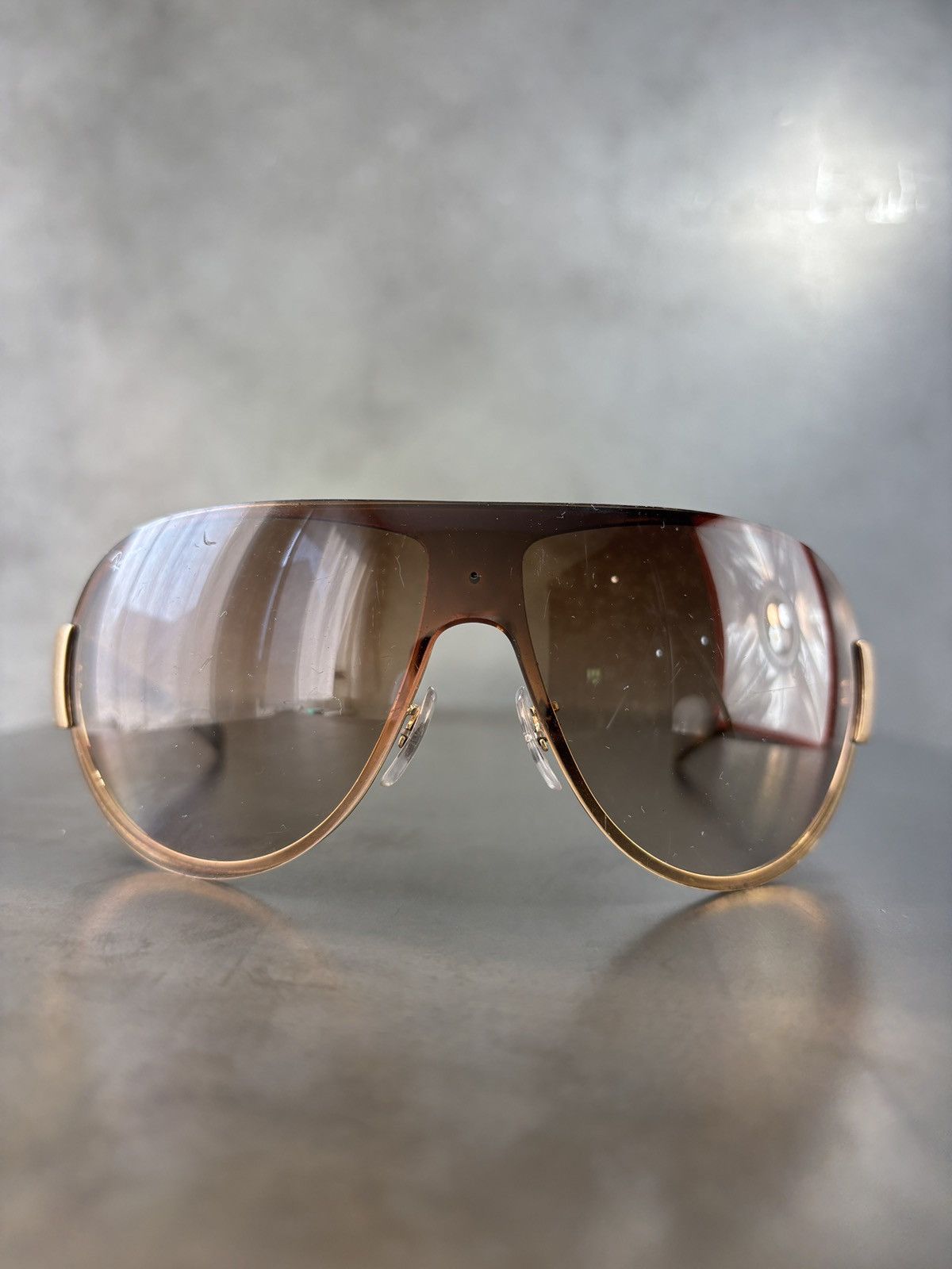 RayBan × Vintage 2000s Ray-Ban Aviators Vintage Shield Sunglass Y2K RB 001/13 Size ONE SIZE - 5 Thumbnail