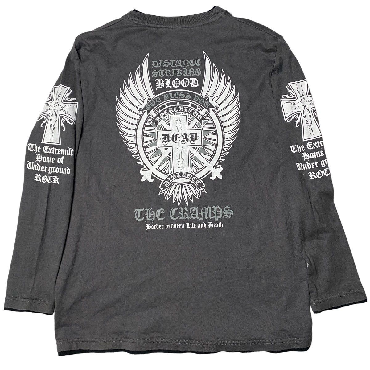 Hysteric Glamour Alasho Double Layer Tribal Cross Longsleeve Size US M / EU 48-50 / 2 - 1 Thumbnail