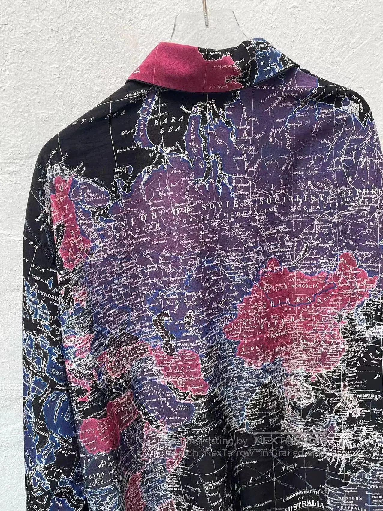 Lad Musician World Map Oversized Shirt. Size US M / EU 48-50 / 2 - 6 Thumbnail
