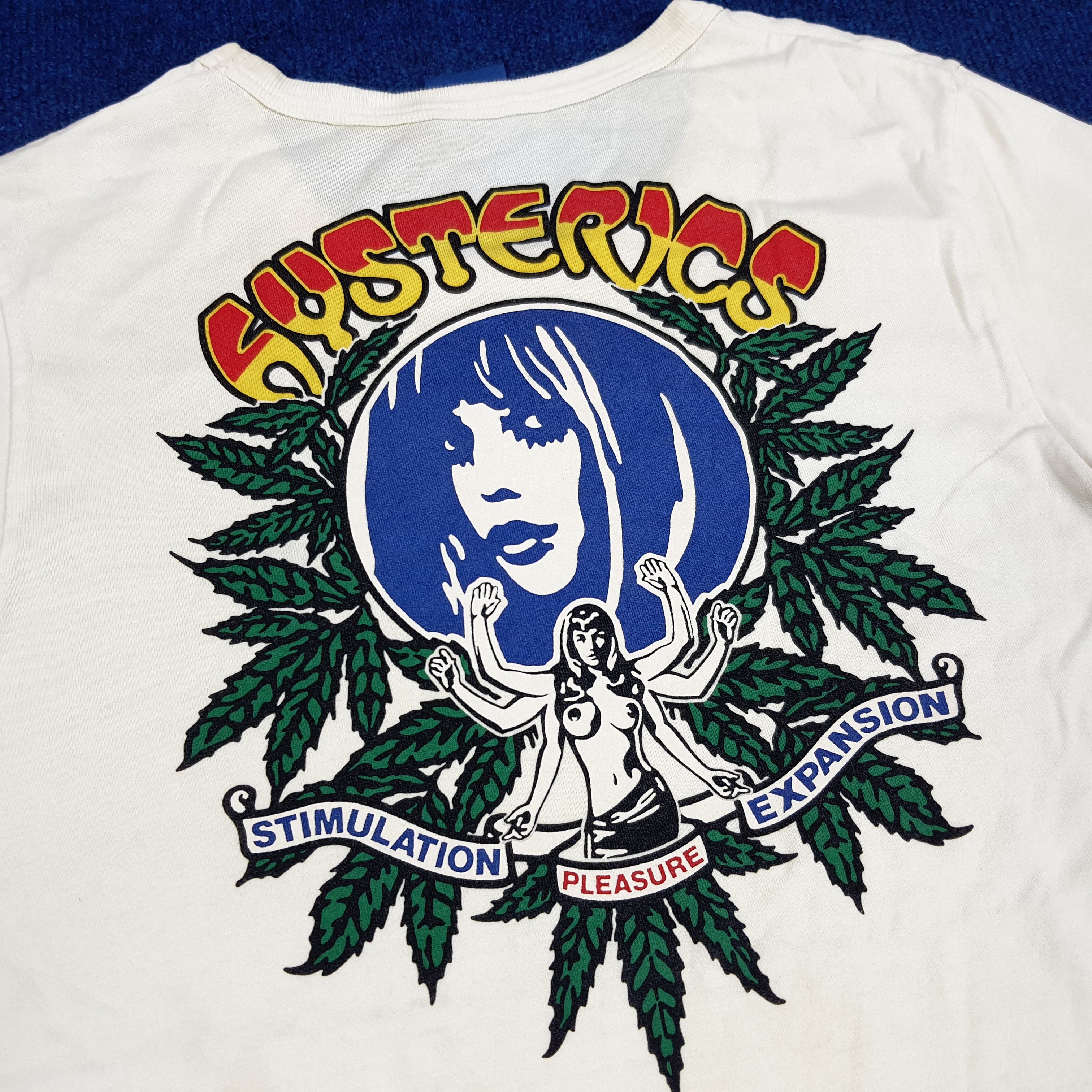 Hysteric Glamour × Japanese Brand × Vintage Vintage Hysteric Glamour Pleasure Naked Tshirt Size US S / EU 44-46 / 1 - 2 Thumbnail