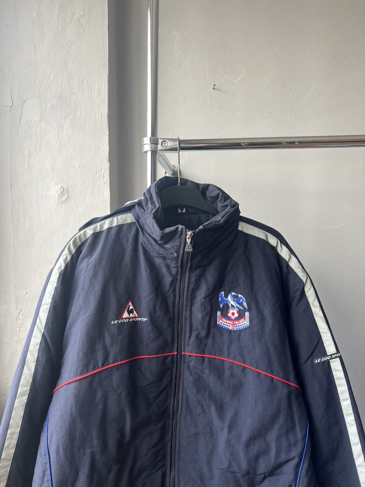 Le Coq Sportif 2001 Le coq sportif Crystal Palace vintage soccer jacket L Size US L / EU 52-54 / 3 - 2 Thumbnail