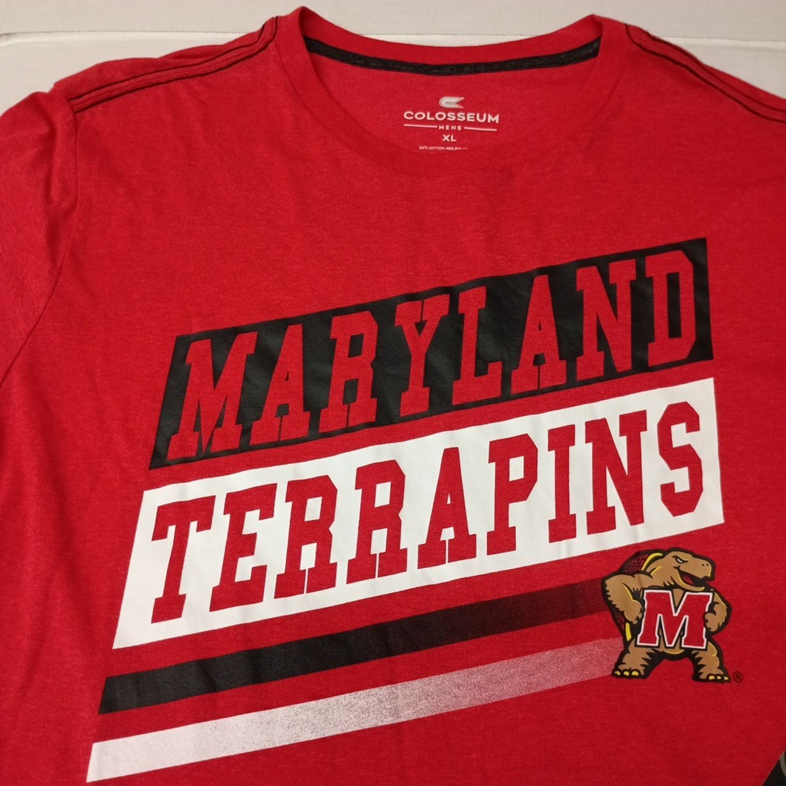 Colosseum Athletics Maryland Terrapins T-shirt Men's XL Colosseum Red Tee NCAA Size US XL / EU 56 / 4 - 2 Thumbnail