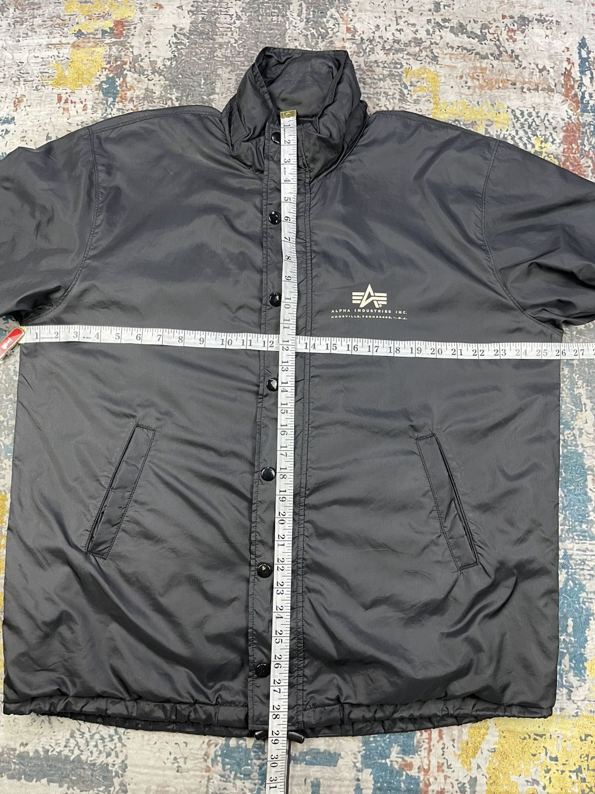 Alpha Industries Vintage Alpha Industries Back Spell Coach Jackets Size US L / EU 52-54 / 3 - 11 Thumbnail