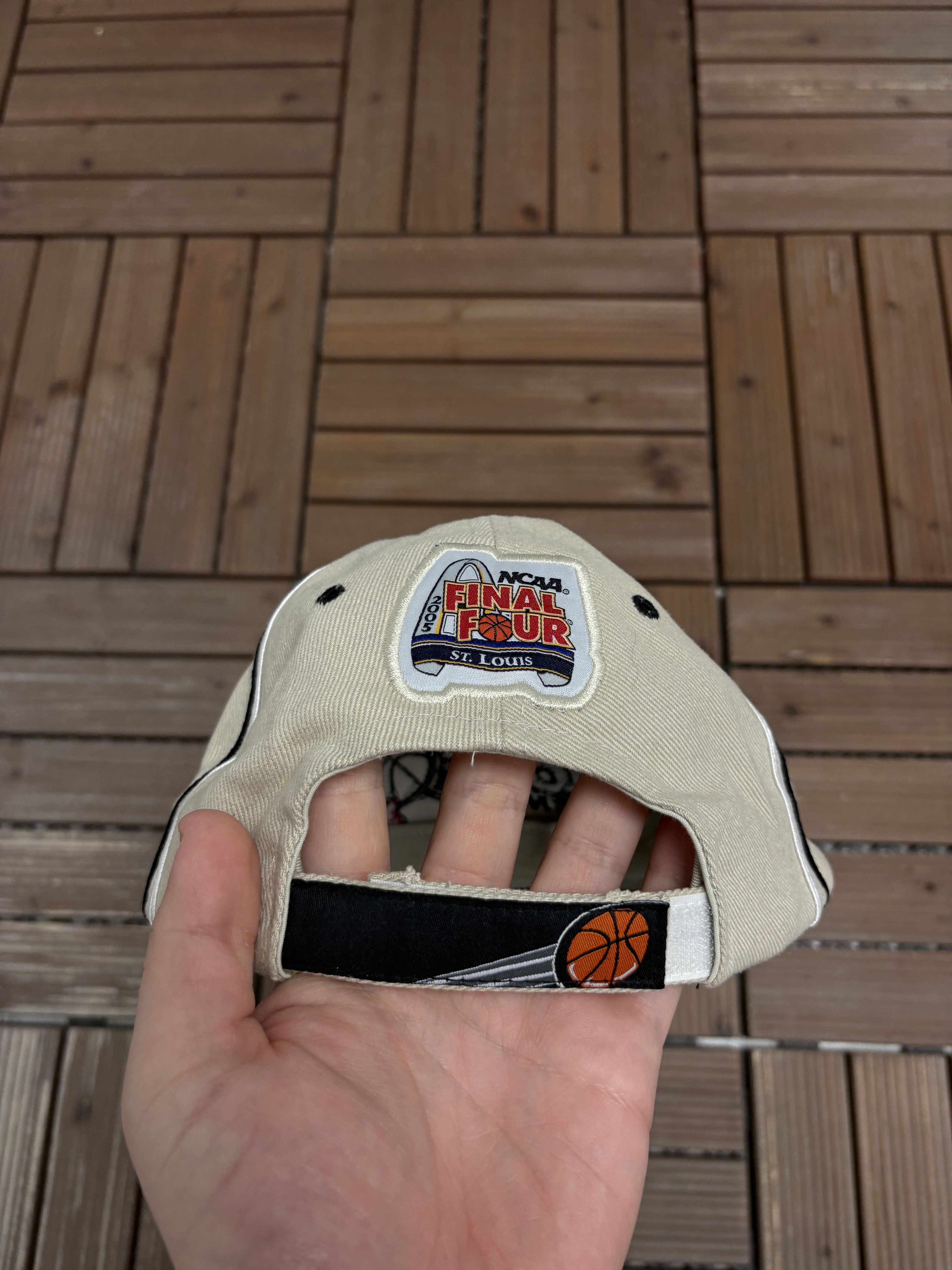 Vintage Louisville Cardinals Final Four 2005 Vintage Beige Hat Cap Size ONE SIZE - 5 Thumbnail