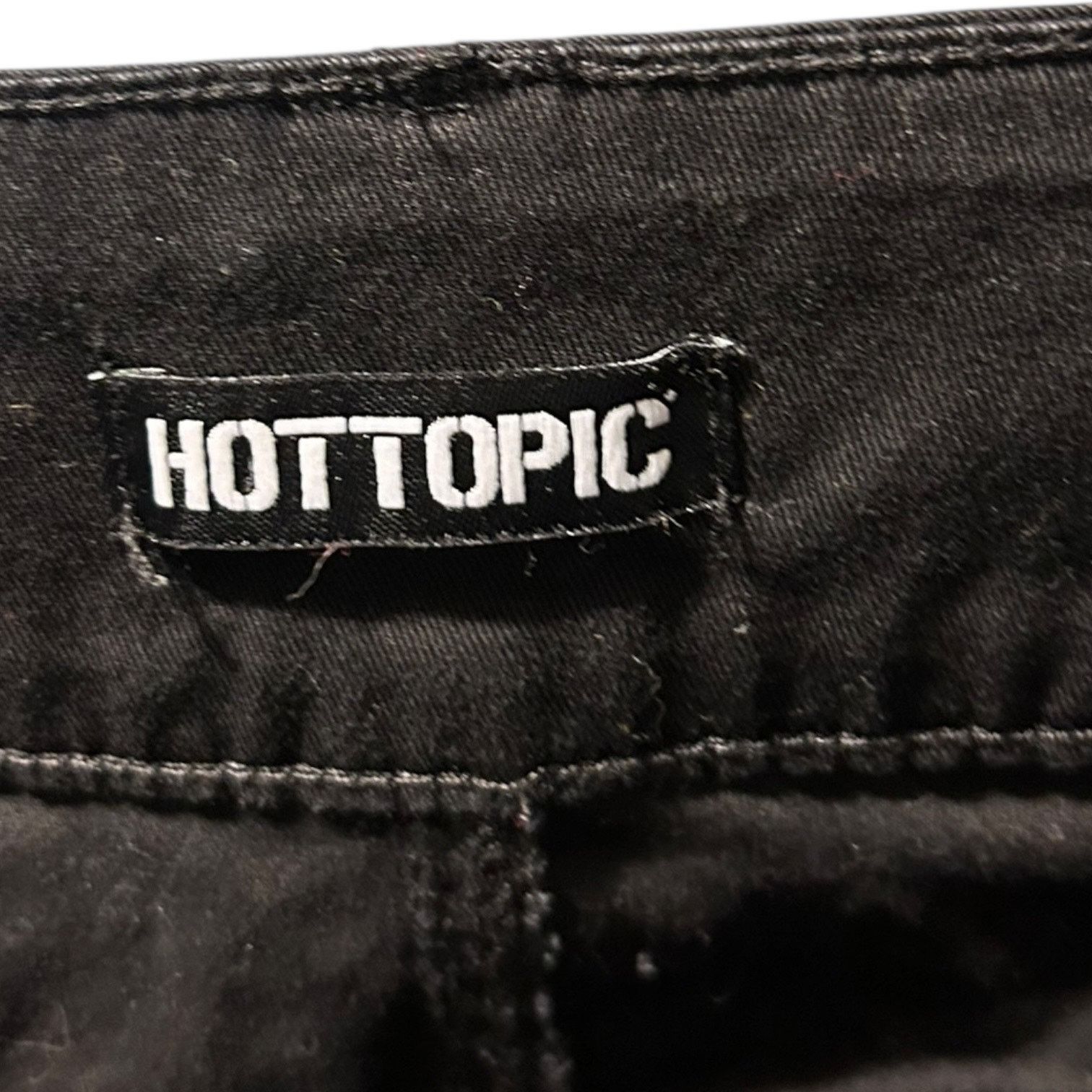 Hot Topic Hot Topic black zipper flare pants size 9 goth punk Size 30" / US 8 / IT 44 - 10 Thumbnail