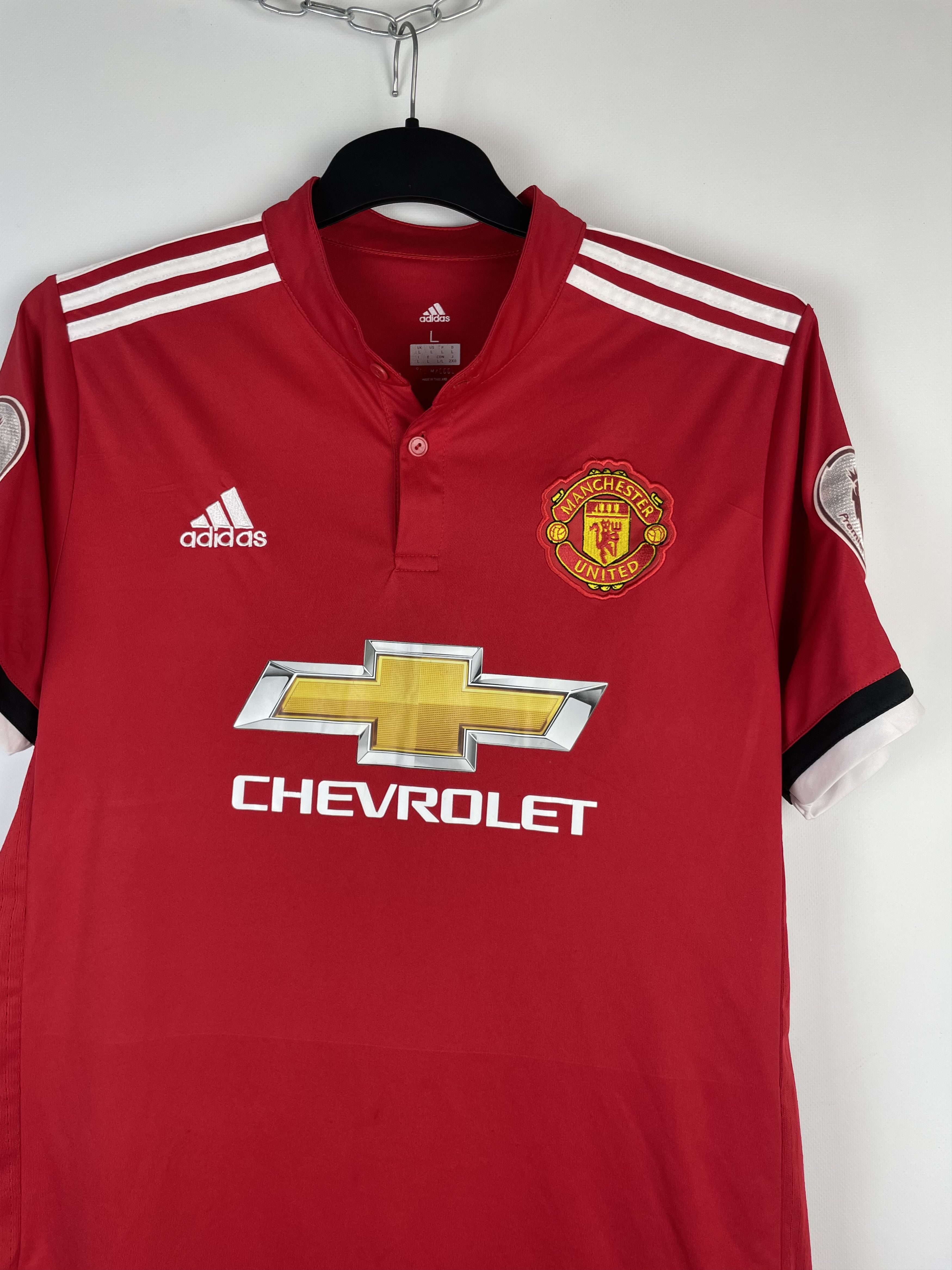 Adidas Vintage Adidas Manchester 11 Martal United Jersey Size US L / EU 52-54 / 3 - 3 Thumbnail
