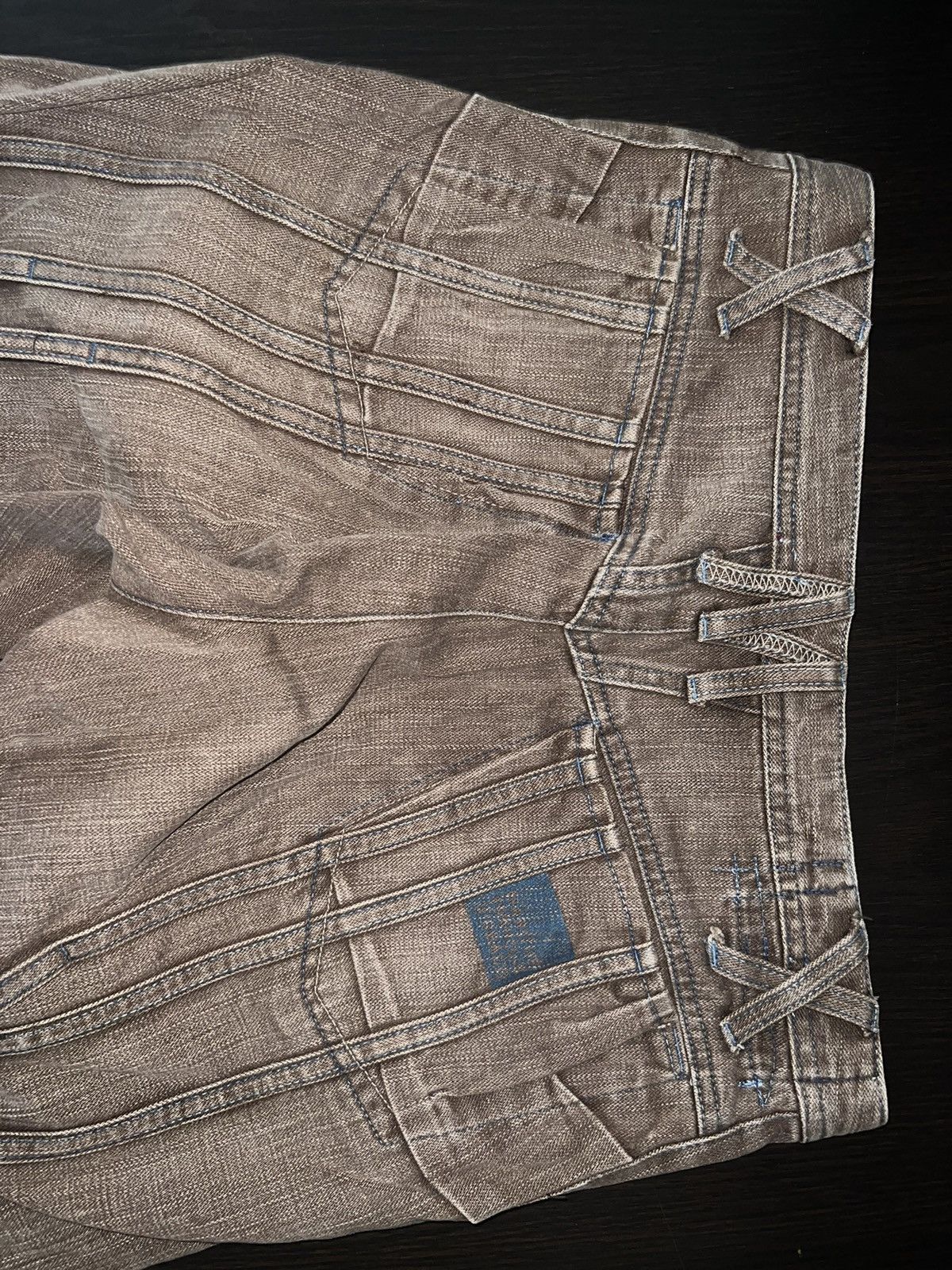 Marithe + Francois Girbaud Marithé + François Girbaud Bondage Denim Pants Size US 30 / EU 46 - 8 Thumbnail
