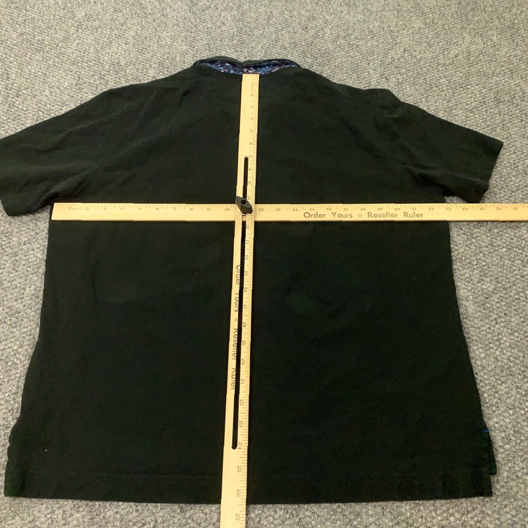 Robert Graham Robert Graham Polo Shirt Mens XL Black Golf Classic Fit Short Sleeve Polo Shirt Cuff Collar Spread Logo Size US XL / EU 56 / 4 - 6 Thumbnail