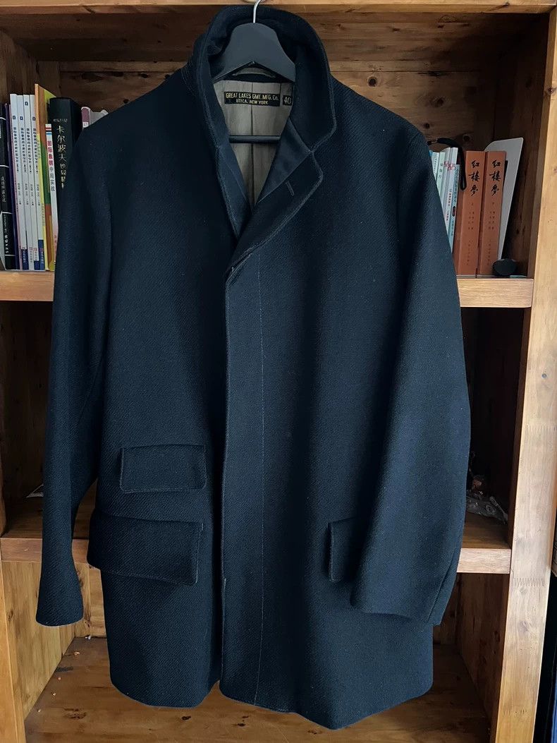 Freewheelers freewheelers Black wool coat 2504-Nextarrow Size US XXS / EU 40 - 5 Thumbnail