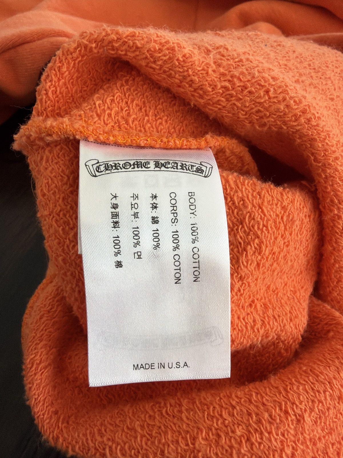 Chrome Hearts Chrome Hearts Orange Dagger Crewneck Size US M / EU 48-50 / 2 - 7 Thumbnail