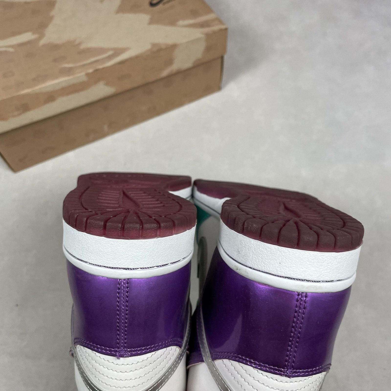 Nike Nike Dunk High GS 308319-101 White Purple Athletic Shoes 6.5 Size US 6.5 / EU 39-40 - 12 Thumbnail