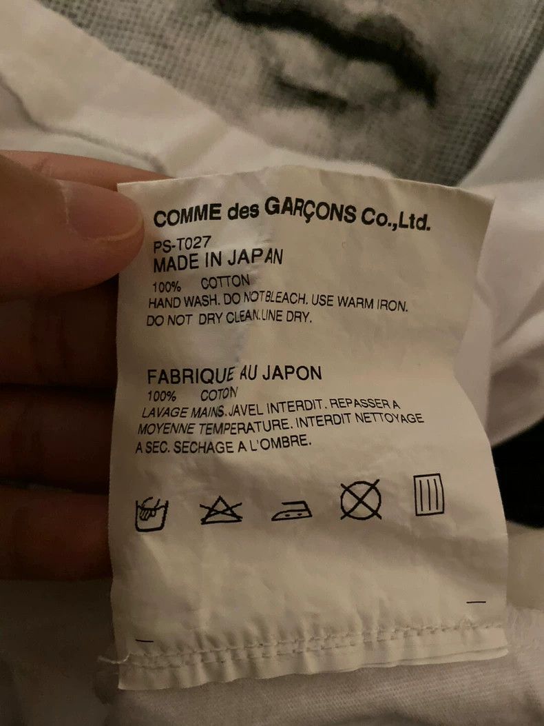 Comme des Garcons Comme Des Garcons Pattern white T-shirt Size US M / EU 48-50 / 2 - 7 Thumbnail