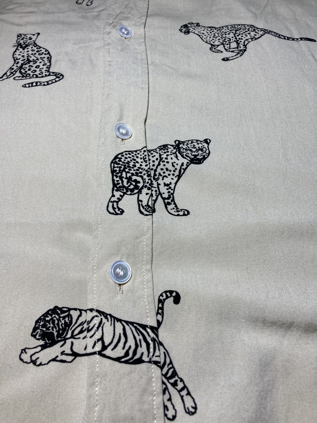 Celine SS22 Celine Jaguar Animal Print Viscose Feline Tailcoat Hedi Size US XS / EU 42 / 0 - 4 Thumbnail