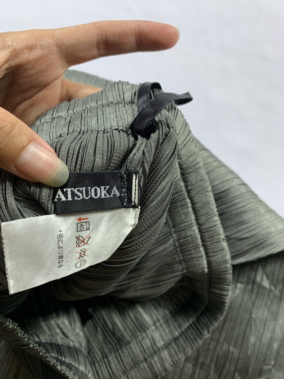 Issey Miyake × Japanese Brand × Yohji Yamamoto Masaki Matsuoka Like Issey miyake pleats pleated skirts Size 30" / US 8 / IT 44 - 8 Thumbnail