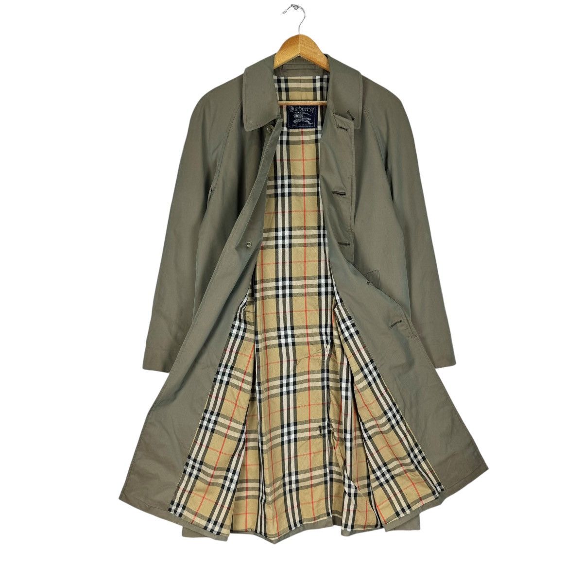 Burberry × Burberry Prorsum × Vintage ☀️BURBERRYS NOVA CHECK OVERCOAT LONG JACKET Size US M / EU 48-50 / 2 - 7 Thumbnail