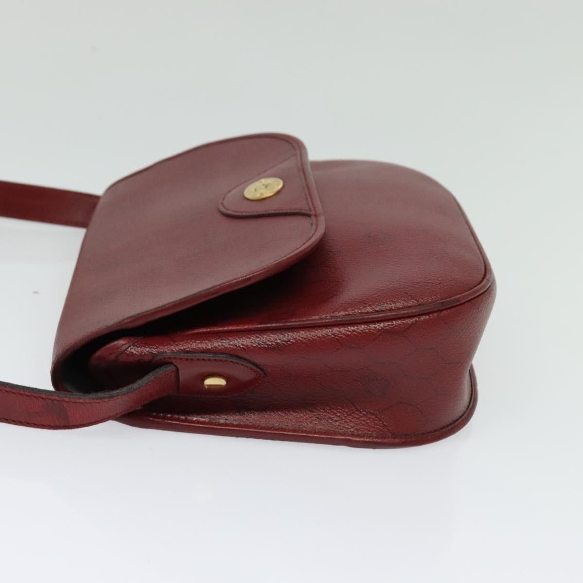 Dior DIOR Honeycomb Canvas Shoulder Bag Pvc Red Gold Size ONE SIZE - 4 Thumbnail