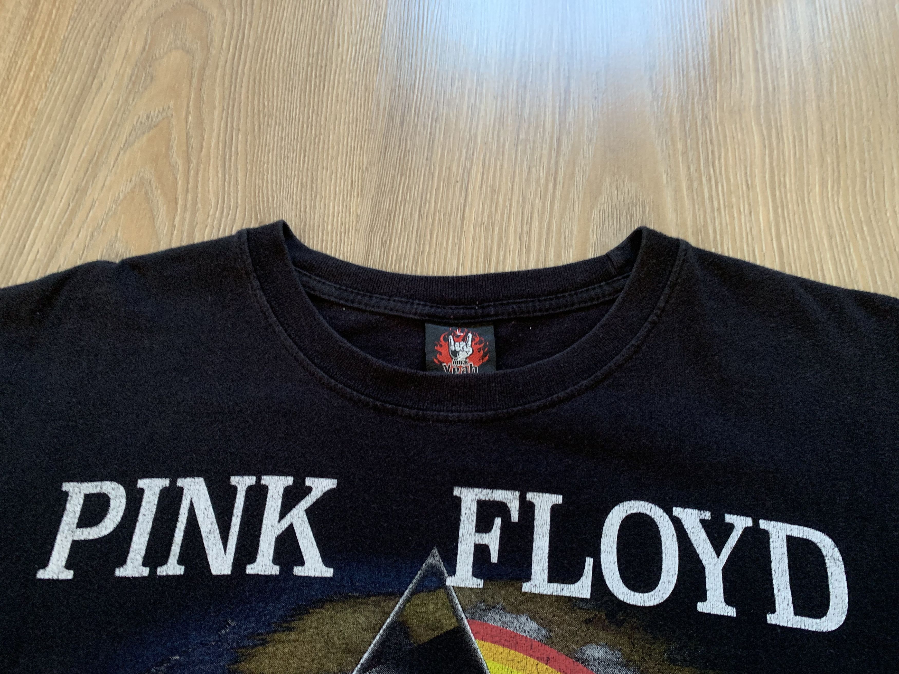 Band Tees × Pink Floyd Pink Floyd The Dark Side Of The Moon Distressed T-Shirt Size US L / EU 52-54 / 3 - 4 Thumbnail