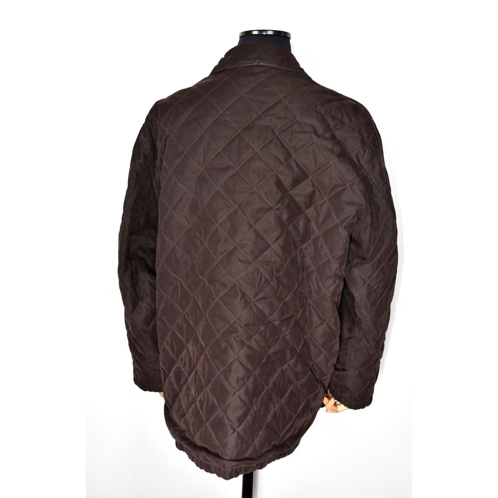 Turnbull & Asser VINTAGE Turnbull & Asser Jacket Mens 46 Quilted Brown Wool Polyester Polyamide Casual 90s Streetwear Size US S / EU 44-46 / 1 - 6 Thumbnail