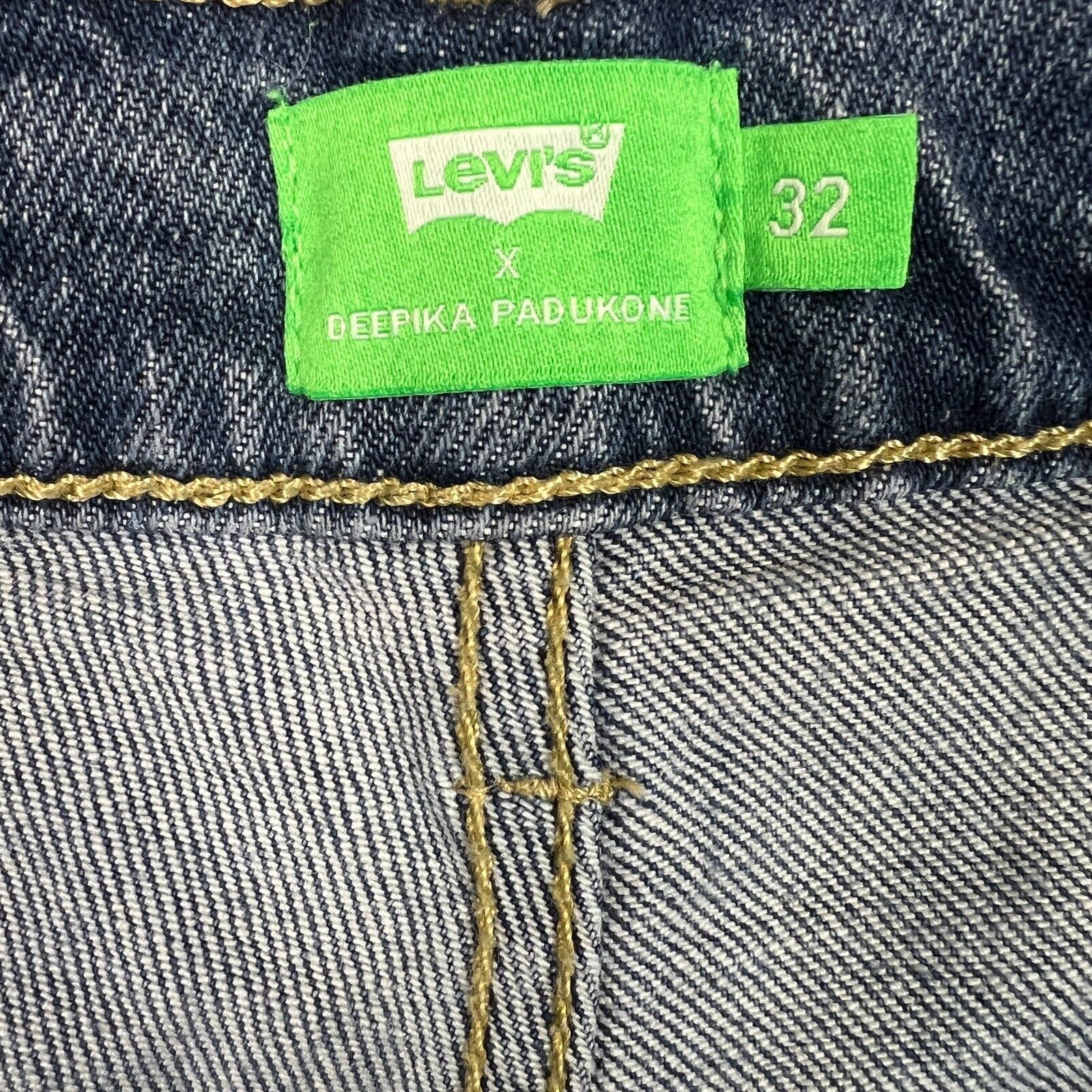 Levi's × Vintage Levi's x Deepika Padukone Jeans 32x30 Wide Leg Denim Pant Size 32" / US 10 / IT 46 - 10 Thumbnail