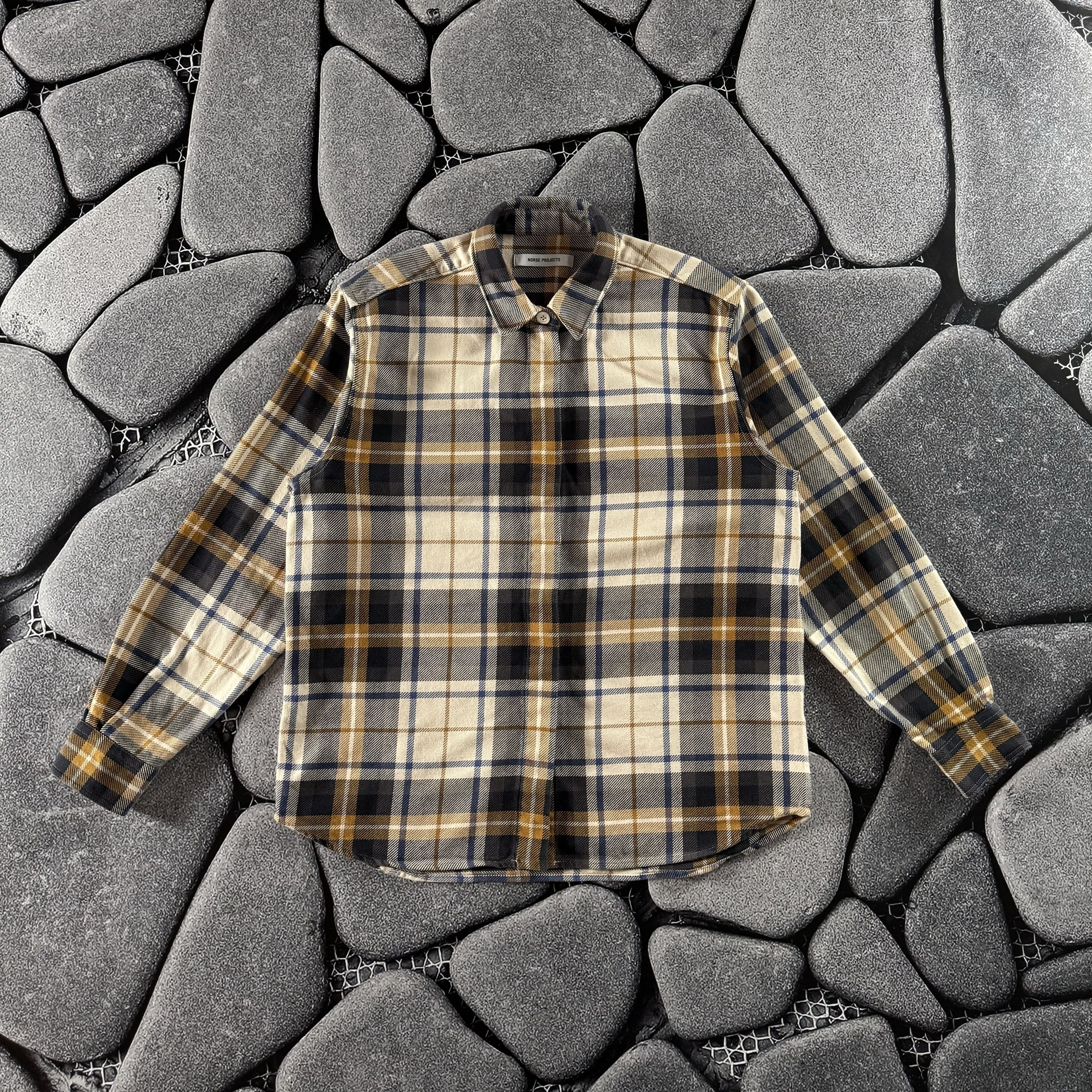 Norse Projects NORSE PROJECTS ULRIKKE CHECK BUTTON UP FLANNEL SHIRT Size US M / EU 48-50 / 2 - 1 Thumbnail