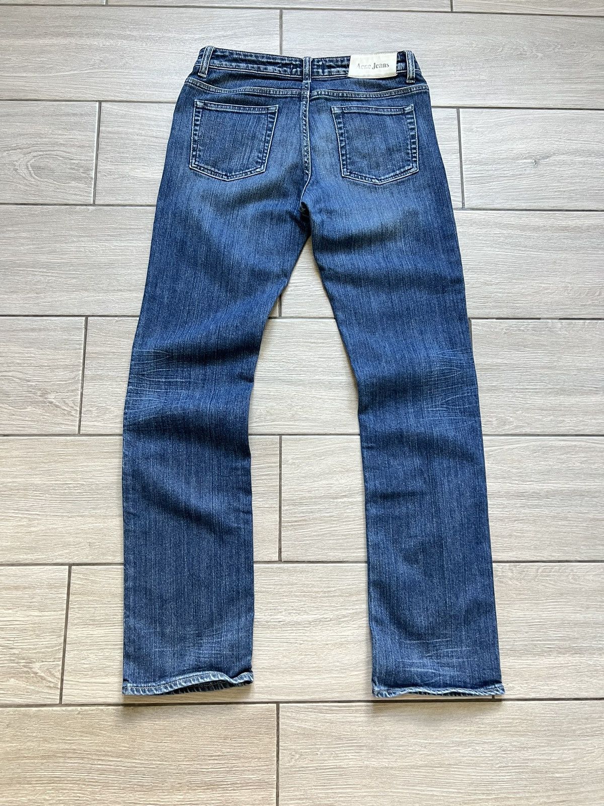 Acne Studios Acne Studio Distressed Denim Blue Pants Size US 29 - 2 Thumbnail