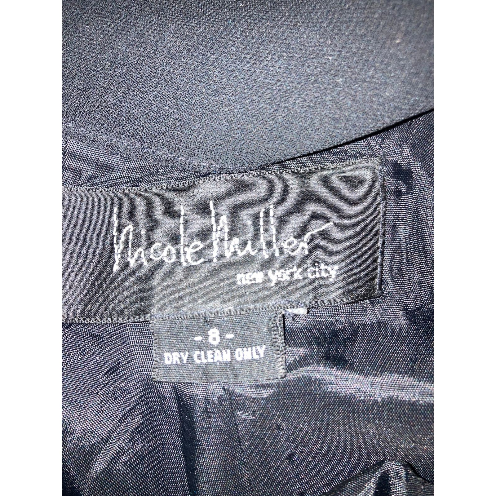 Nicole Miller Nicole Miller NYC Black Sheer-Yoke Dress – Size 8 Size M / US 6-8 / IT 42-44 - 6 Thumbnail