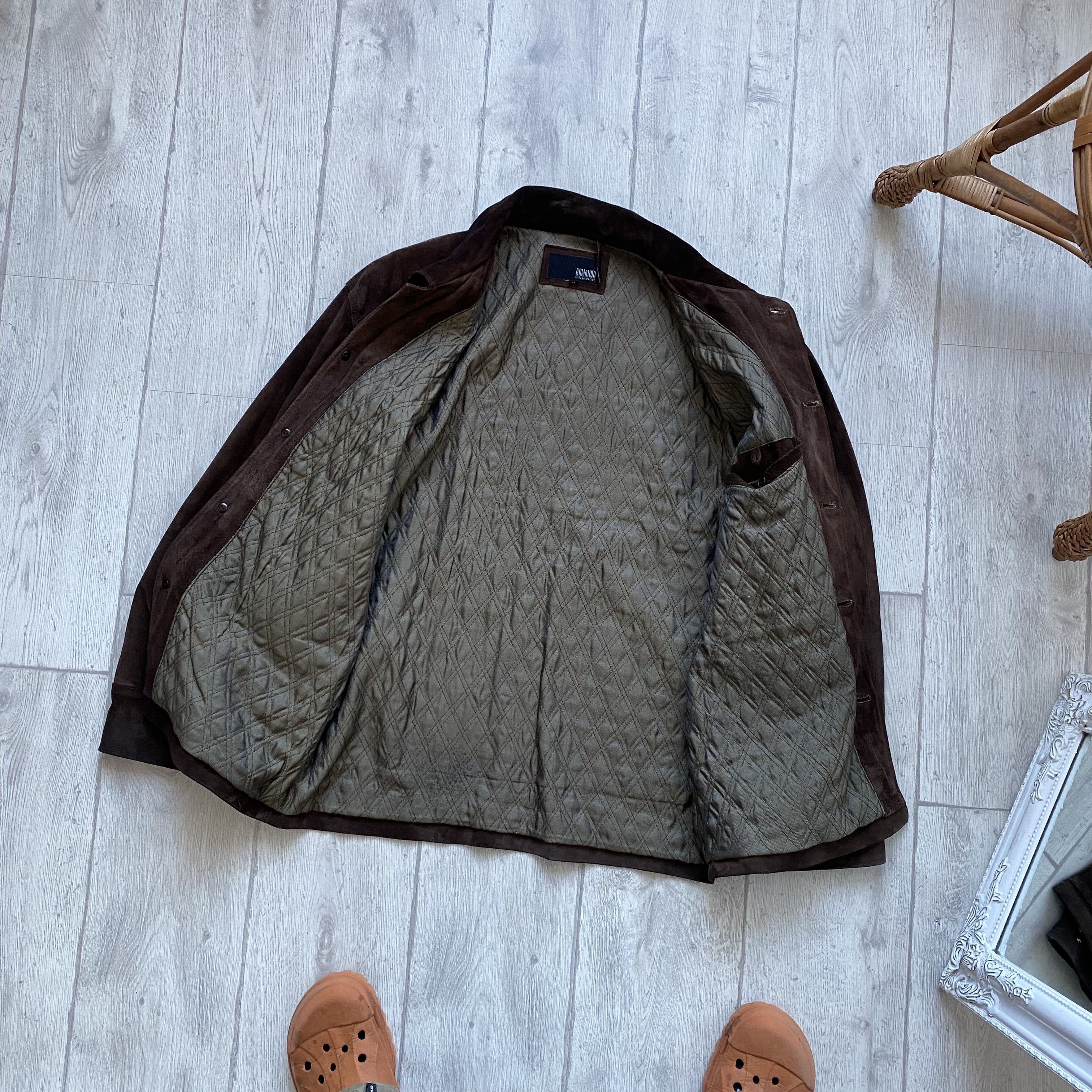 Marlboro Classics Vintage Marlboro Classics Style Brown Leather Jacket Suede Size US L / EU 52-54 / 3 - 5 Thumbnail