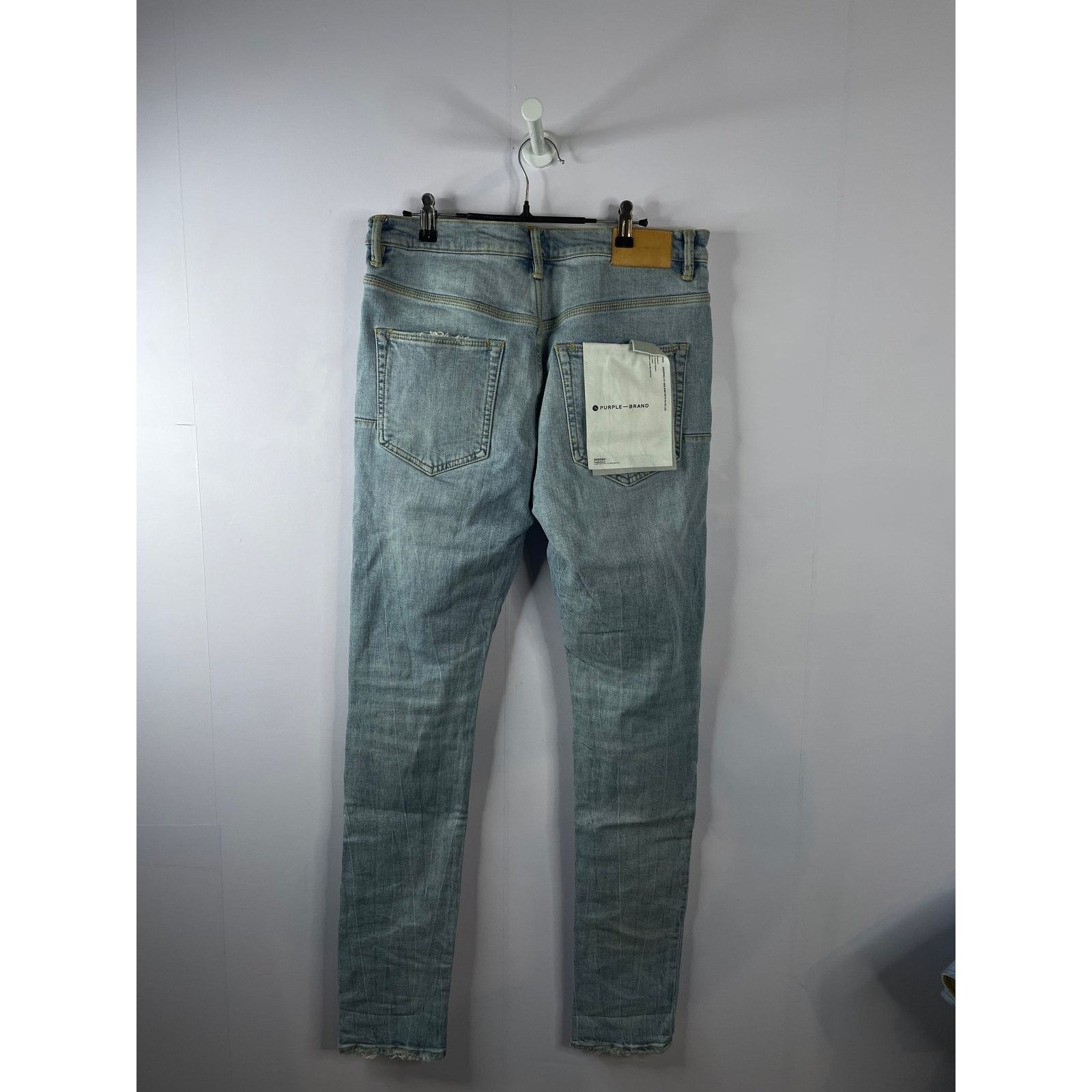 Purple Brand Purple Jeans Light Wash Ripped Used 32 Size US 32 / EU 48 - 2 Thumbnail
