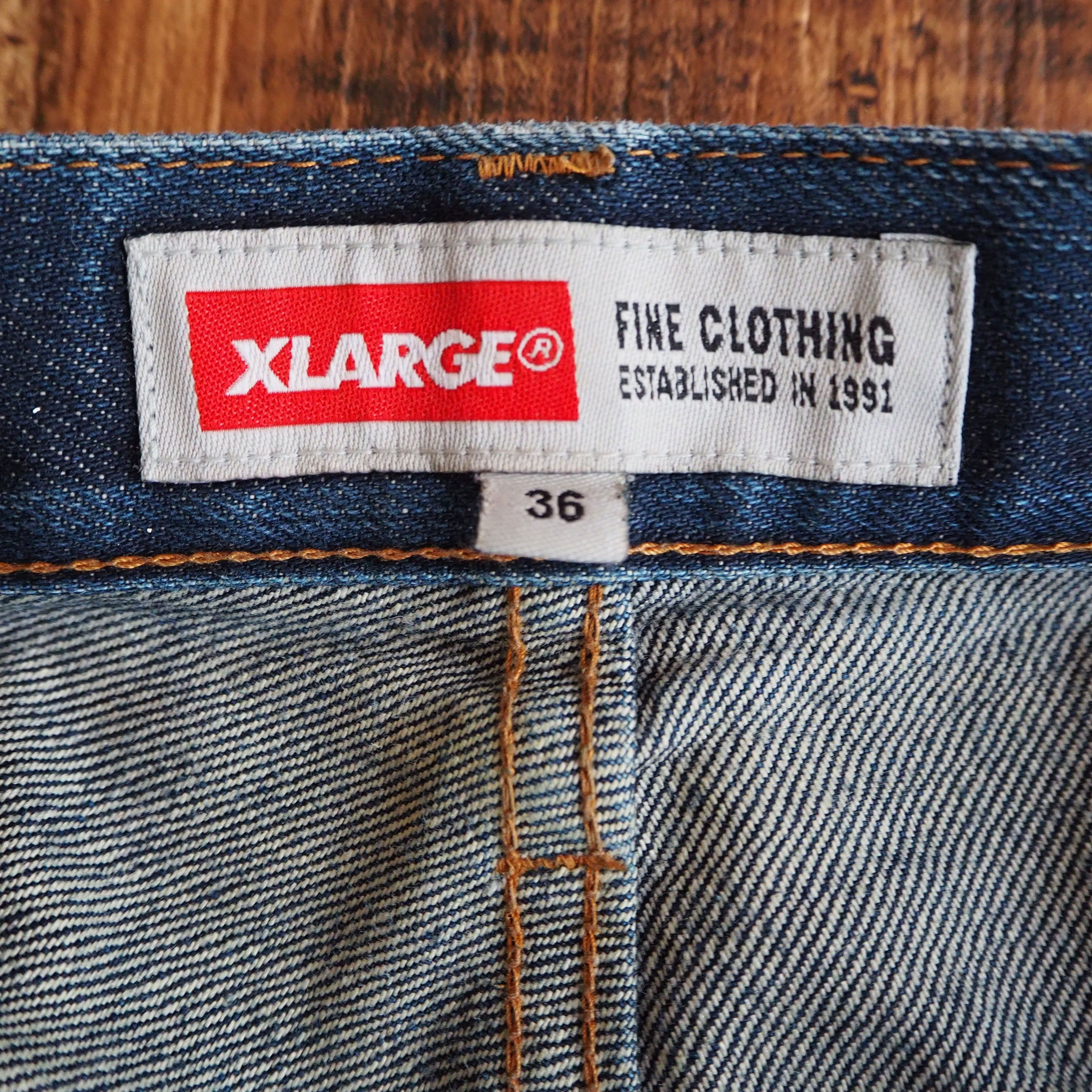 Xlarge XLARGE 0101604 W38 x L35 Pitbull Paint Selvedge Jeans Size US 38 / EU 54 - 2 Thumbnail