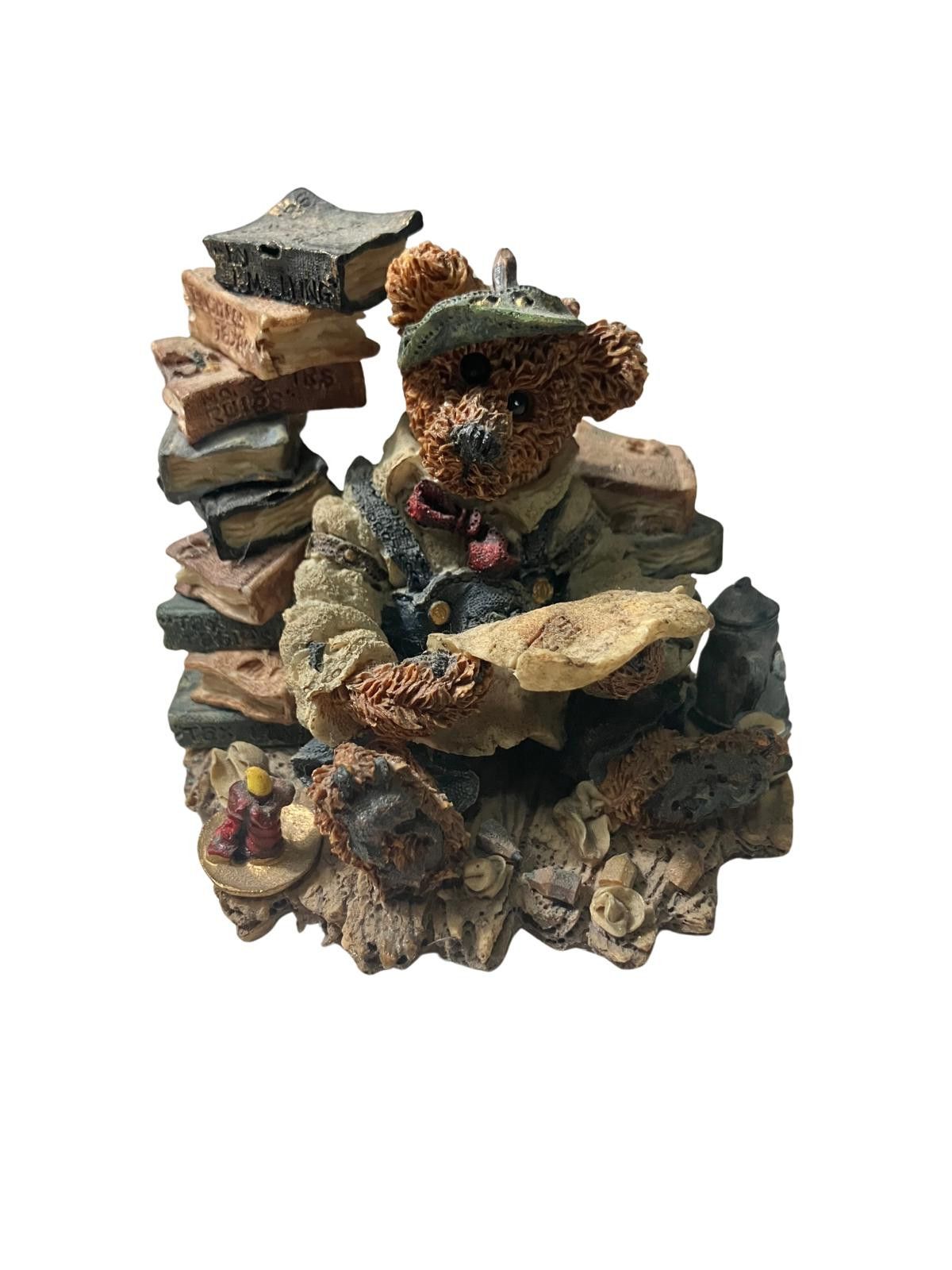 Other Boyds Bears Handcrafted Bear Figurine with Books Sculpture Size ONE SIZE - 1 Thumbnail