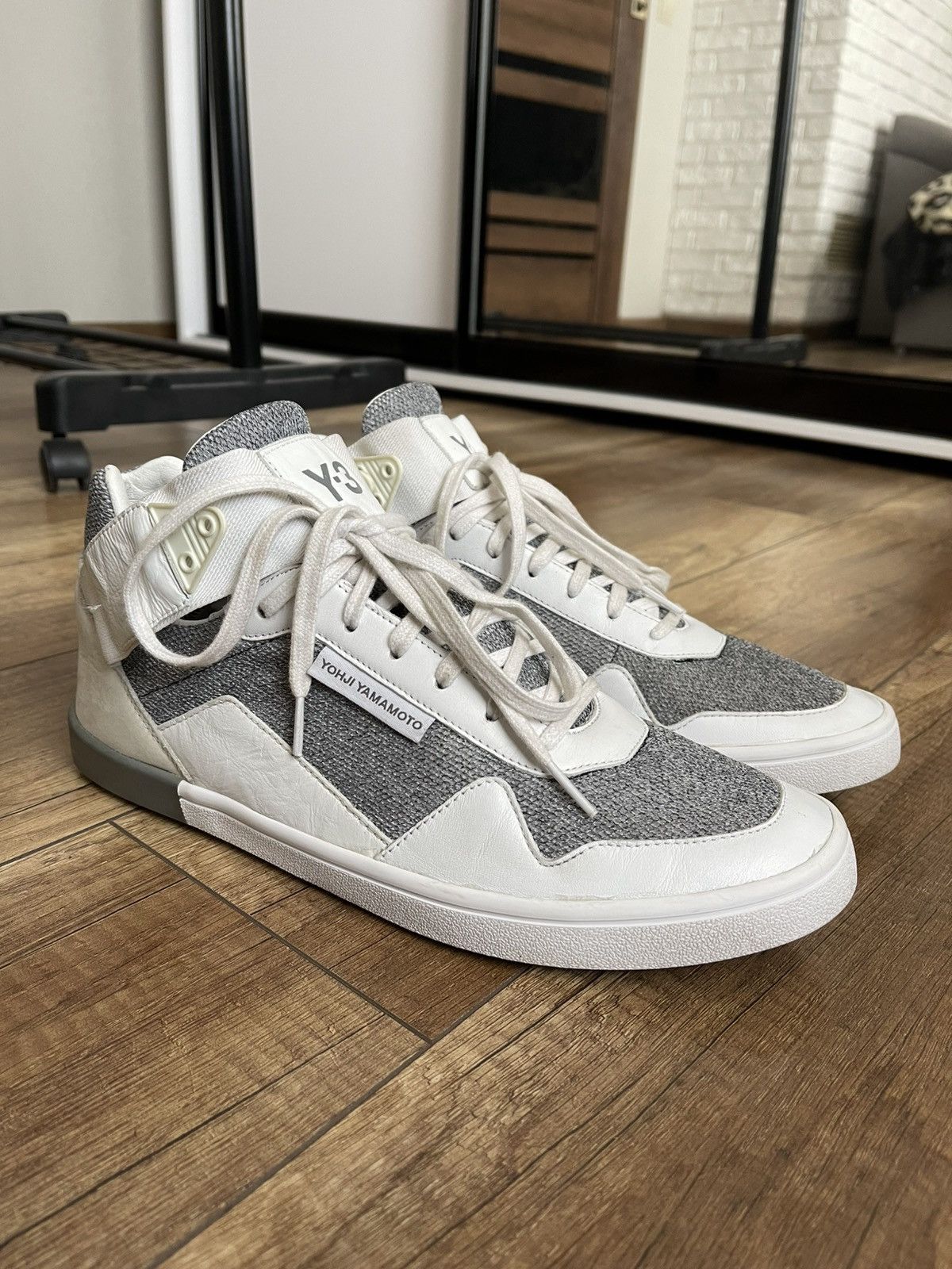 Y-3 Y-3 Yohji Yamamoto Adidas High Top Sneakers Shoes Size US 10.5 / EU 43-44 - 1 Thumbnail