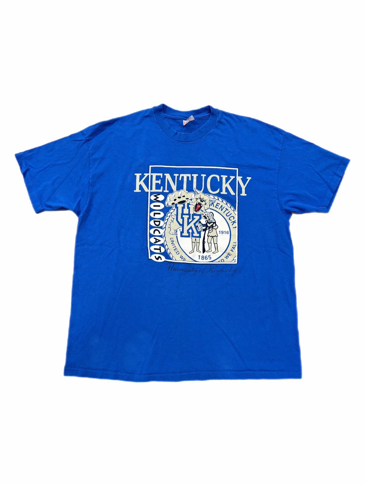 Hanes Vintage Kentucky Wildcats Shirt Mens XXL Basketball 90s Size US XXL / EU 58 / 5 - 1 Thumbnail