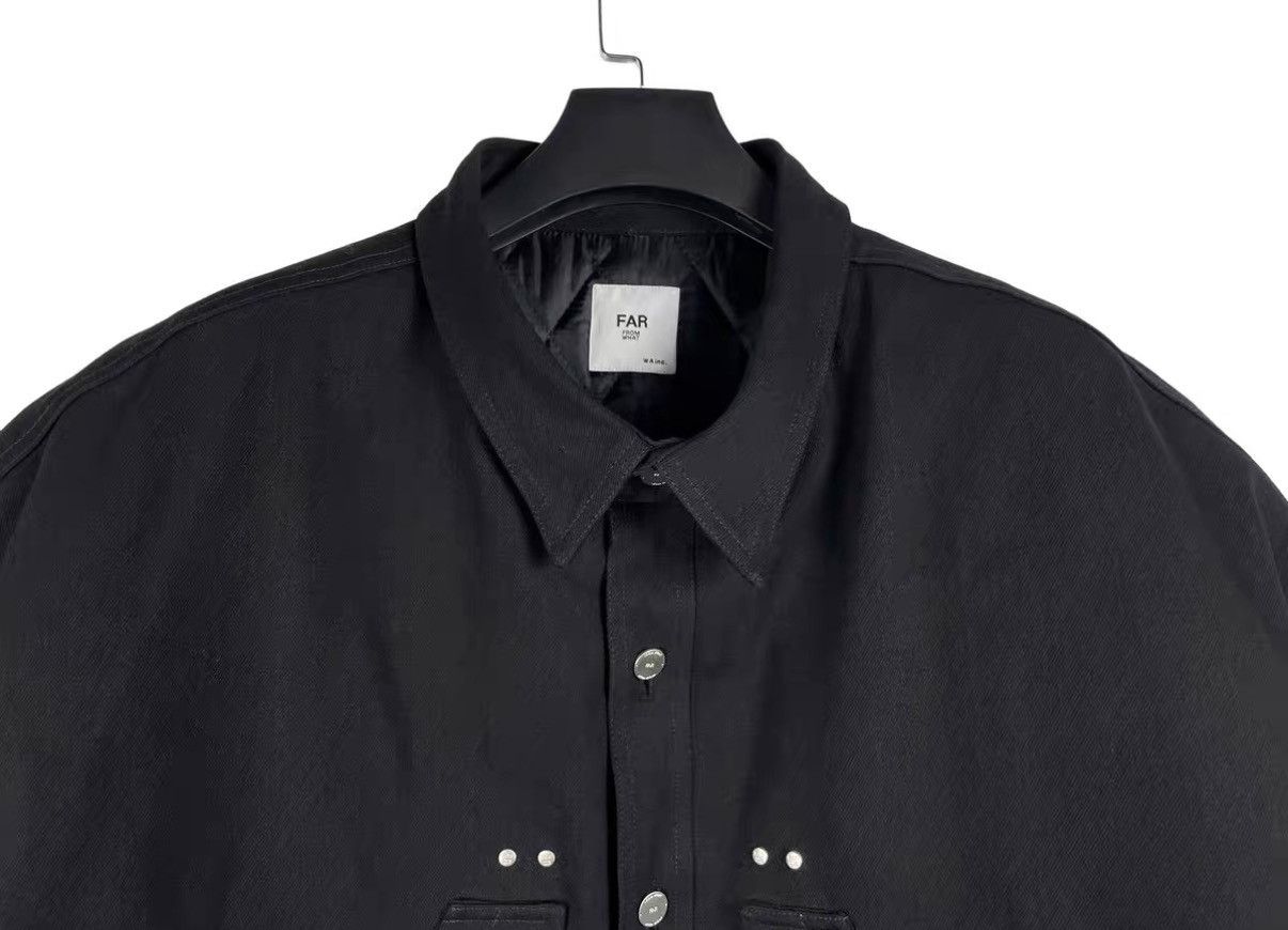 FAR FROM WHAT Far Archive Oversized Quilted Denim Jacket J31 Size US M / EU 48-50 / 2 - 3 Thumbnail