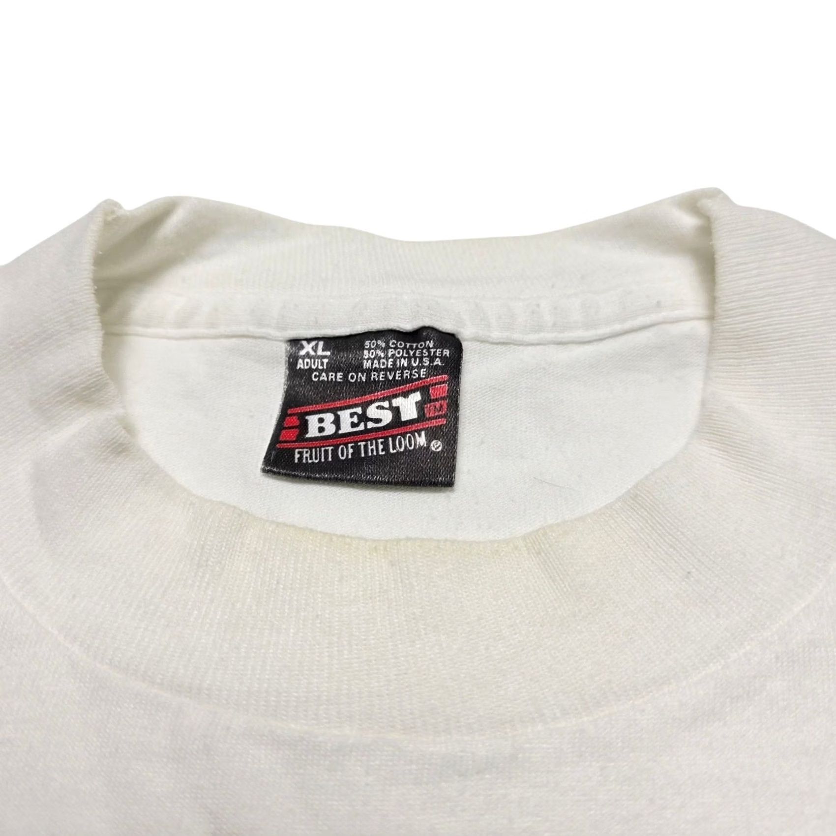 Fruit Of The Loom VINTAGE Michigan Lottery Promo Win For Life Single Stitch Shirt Mens XL 90s Size US XL / EU 56 / 4 - 2 Thumbnail