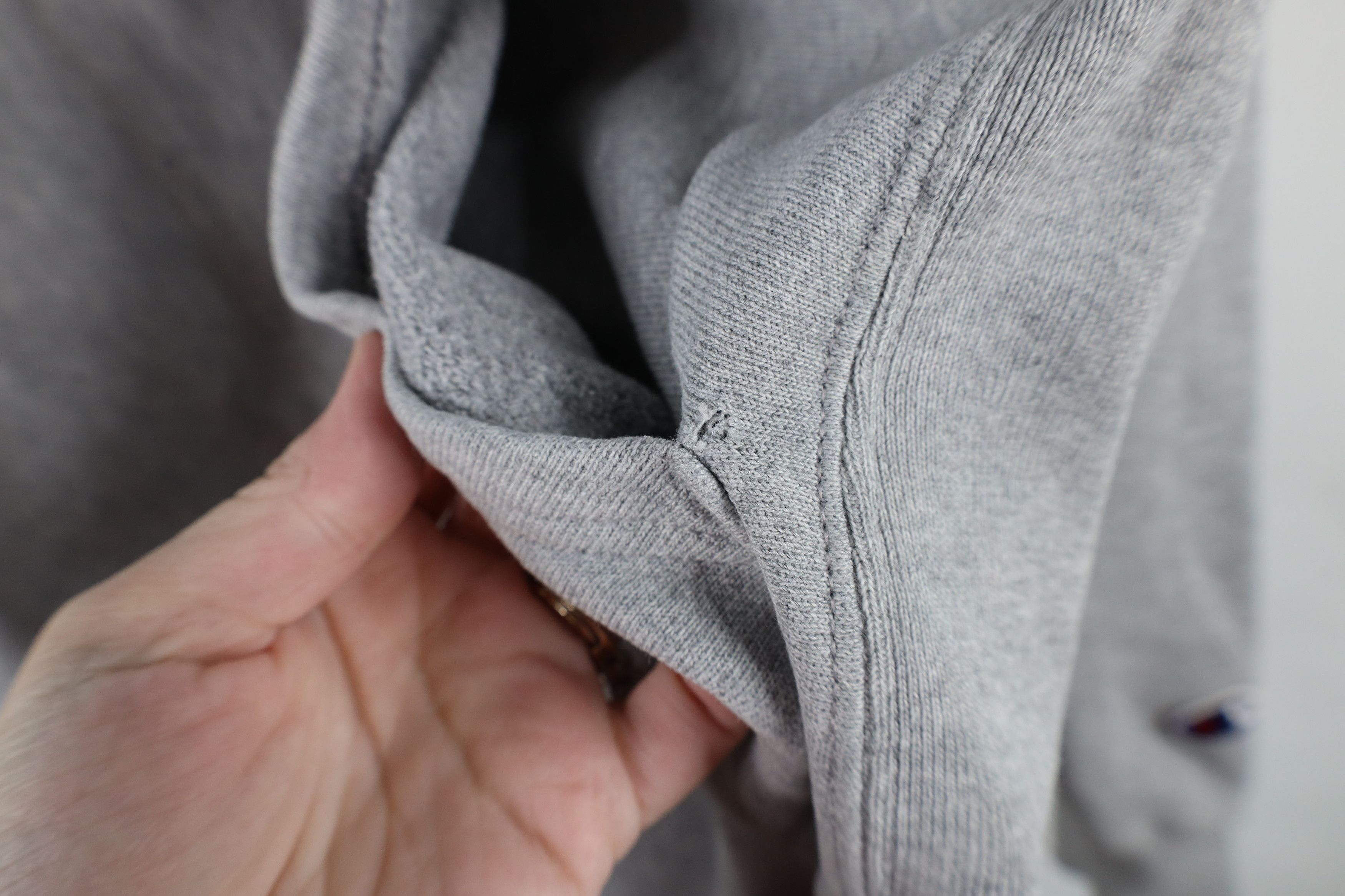 Champion × Vintage Vintage 90s Champion Reverse Weave Hoodie Sweatshirt Gray Size US S / EU 44-46 / 1 - 8 Thumbnail