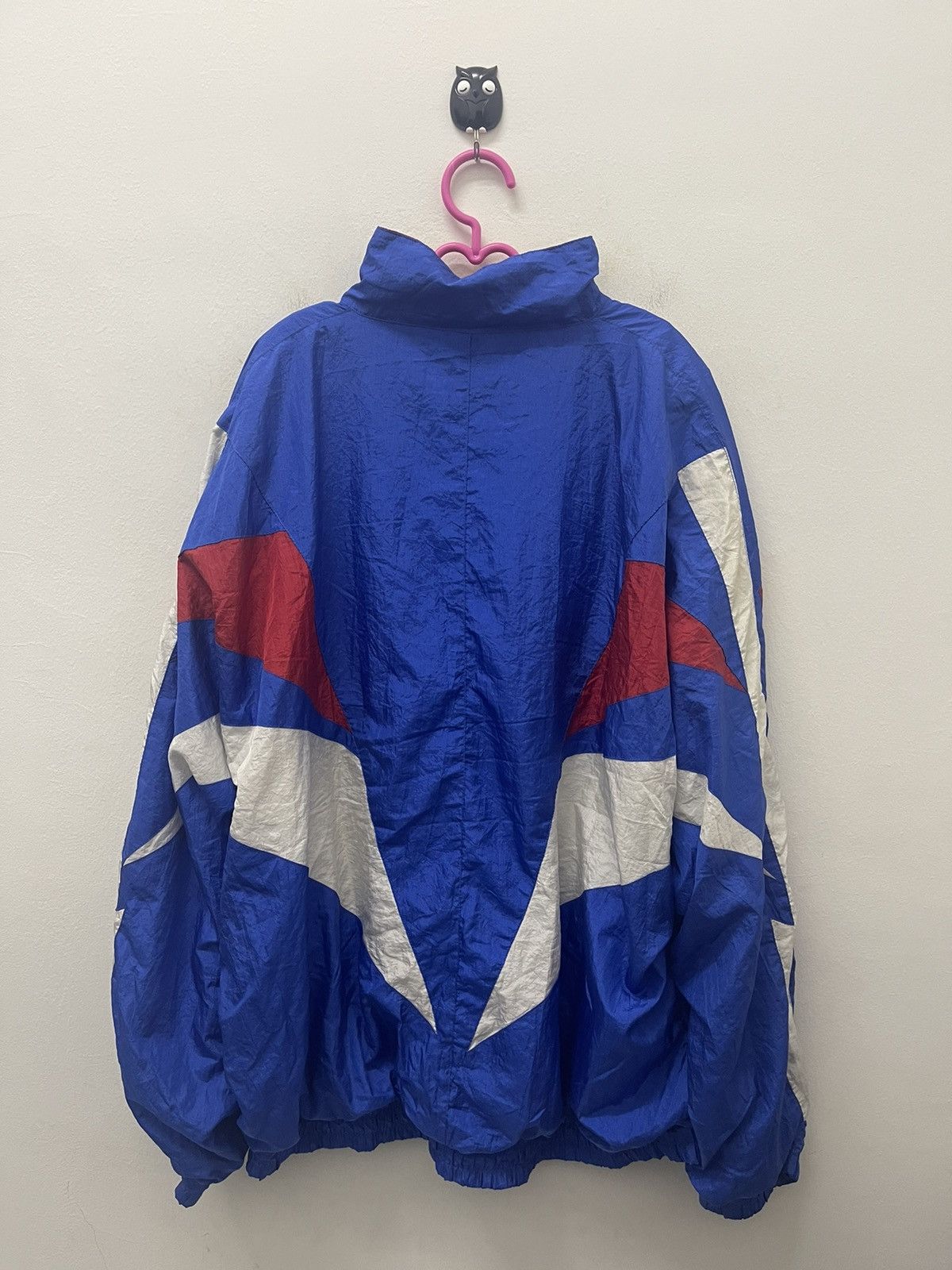 Vintage Rare Vintage PATRIOTS Nylon Overlay Jacket Size US XL / EU 56 / 4 - 7 Thumbnail