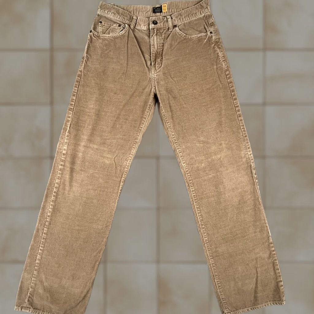 J.Crew J Crew Mens Relaxed Fit Corduroy Pants 30x31 Brown Casual Cotton 5 Pocket Size US 30 / EU 46 - 1 Thumbnail