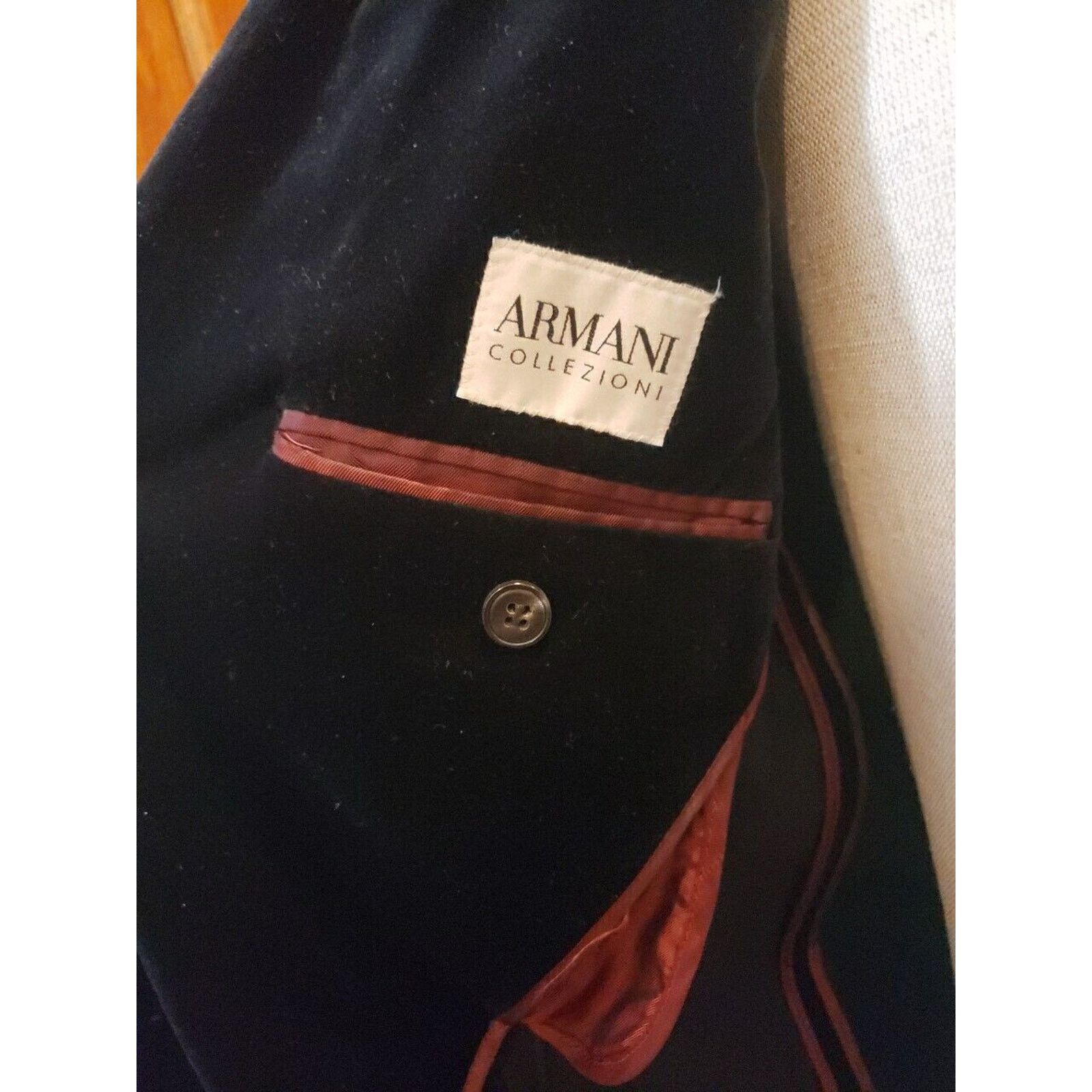 Armani Collezioni Vintage Armani Colleczioni 2 button blazer Corduroy 42 s Size 42S - 2 Thumbnail