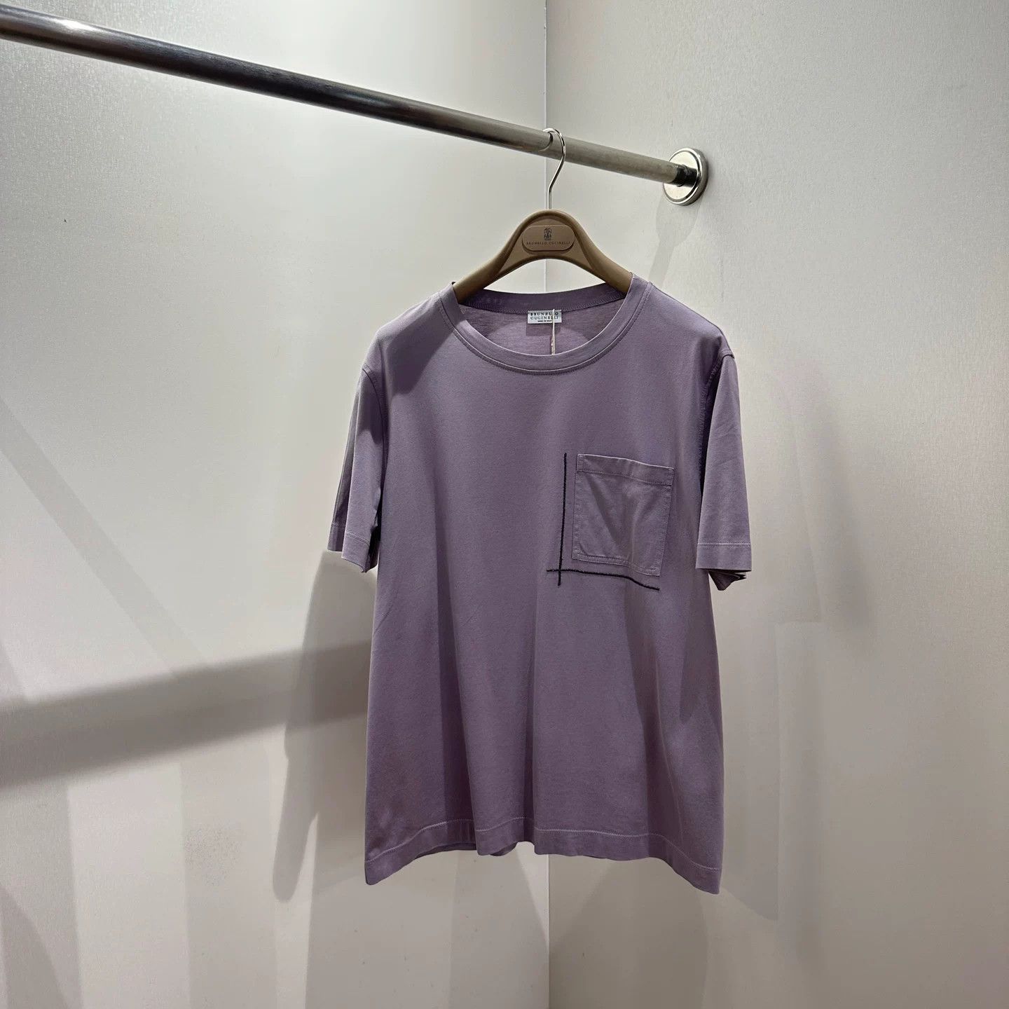 Brunello Cucinelli Brunello Cucinelli Purple T-Shirt M Women Size M / US 6-8 / IT 42-44 - 1 Thumbnail