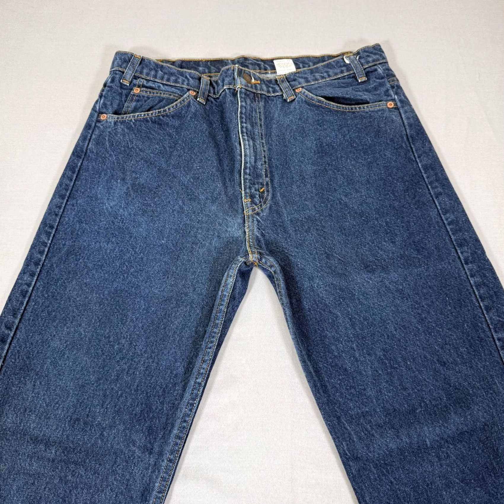 Levi's VINTAGE Levi's Jeans Mens 36x34 Blue 505 Orange Tab Straight Fit Denim Pants 90s Size US 36 / EU 52 - 2 Thumbnail