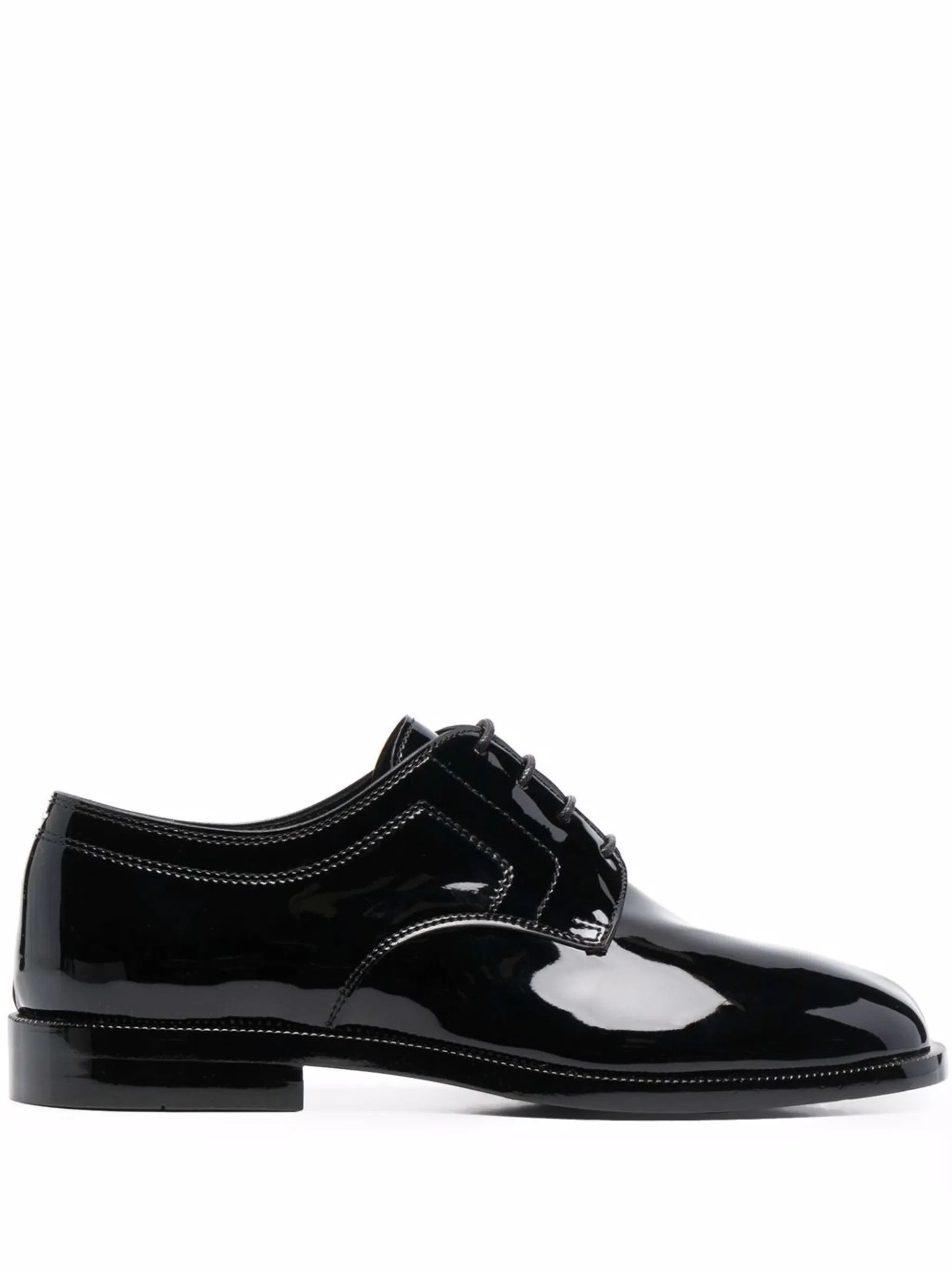 Maison Margiela oc11z0825 Tabi Lace-ups Shoes in Black Size US 11 / IT 41 - 1 Thumbnail