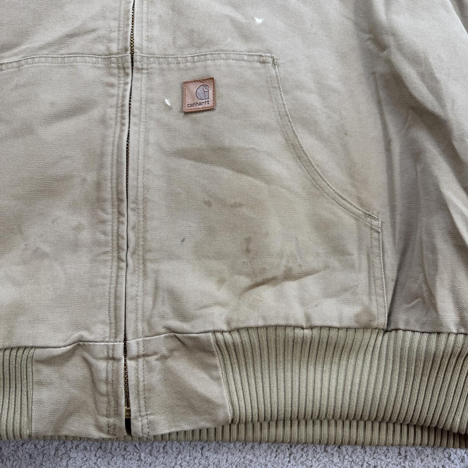 Carhartt Vintage Carhartt Active Jacket Tan Duck Canvas Workwear 2XL Size US XXL / EU 58 / 5 - 5 Thumbnail