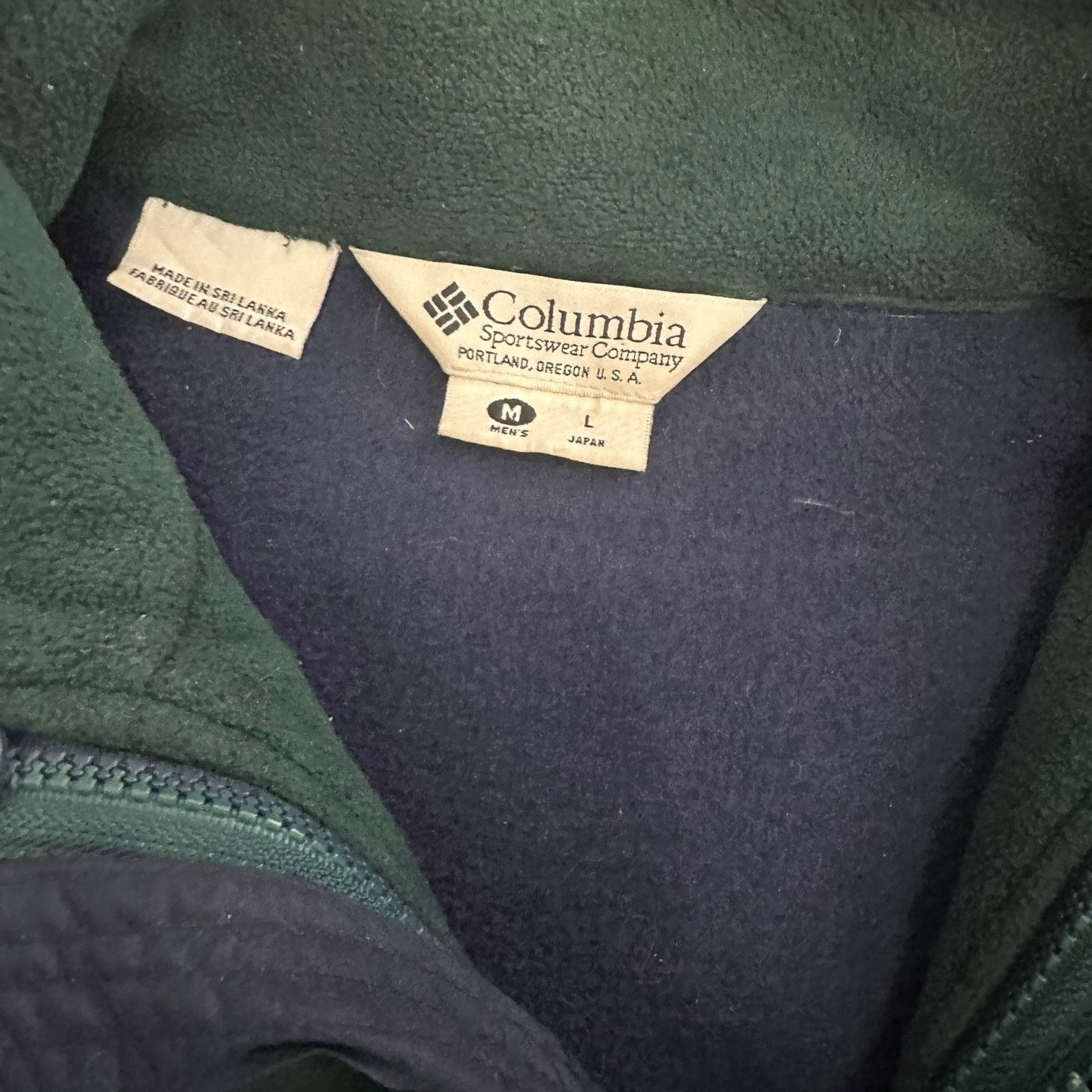 Columbia Columbia blue and green jacket with removable fleece lining Size US L / EU 52-54 / 3 - 4 Thumbnail